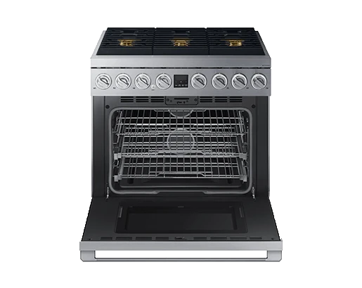 DACOR DOP36T86GLS Transitional 36" Gas Range, Silver in Stainless Steel, Natural Gas/Liquid Propane - Image 2