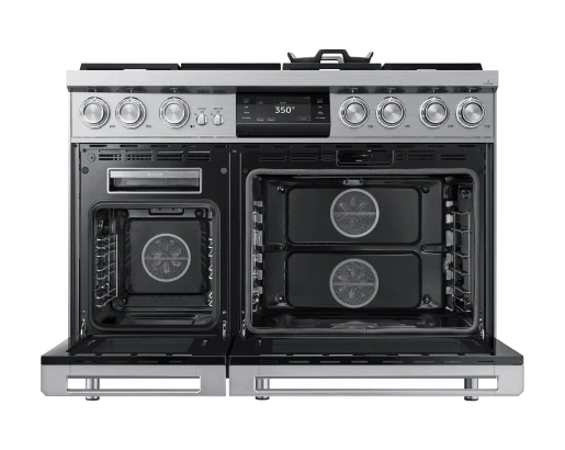 DACOR DOP48C96DLS 48" Pro Dual-Fuel Steam Range, Silver in Stainless Steel, Natural Gas & Liquid Propane - Image 2