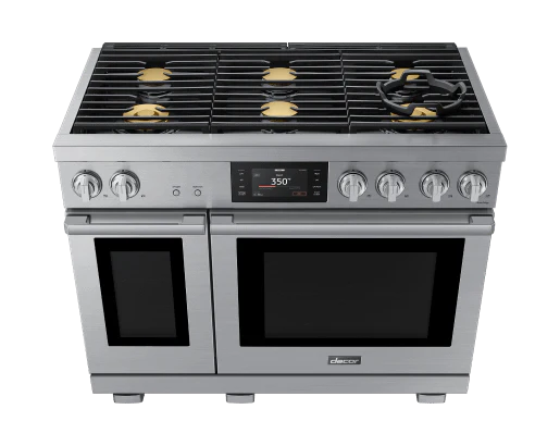 DACOR DOP48T960GS 48" Gas Range, Silver Stainless, Natural Gas/Liquid Propane - Image 5