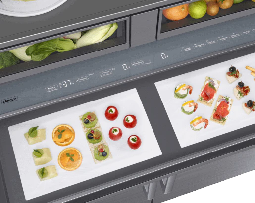 DACOR DRF487500AP 48 Inch French Door Refrigerator with SteelCool™, Panel Ready - Image 7