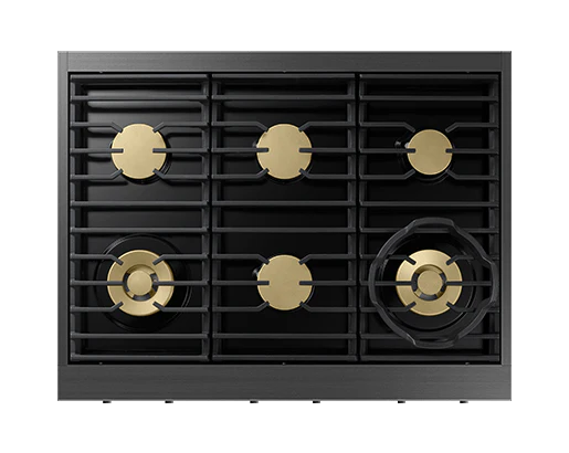 DACOR DTT36T960GM 36" Rangetop, Graphite Stainless, Natural Gas/Liquid Propane - Image 4