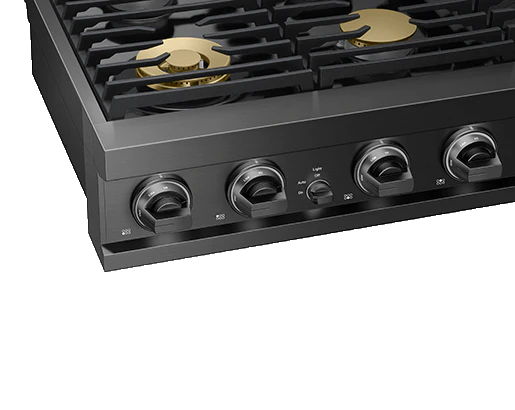 DACOR DTT36T960GM 36" Rangetop, Graphite Stainless, Natural Gas/Liquid Propane - Image 5