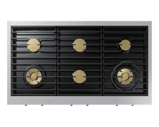 DACOR DTT48T960GS 48" Rangetop, Silver Stainless, Natural Gas/Liquid Propane - Image 4
