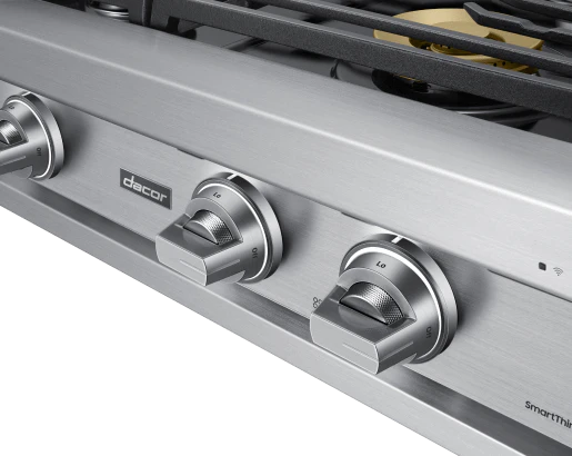 DACOR DTT48T960GS 48" Rangetop, Silver Stainless, Natural Gas/Liquid Propane - Image 6