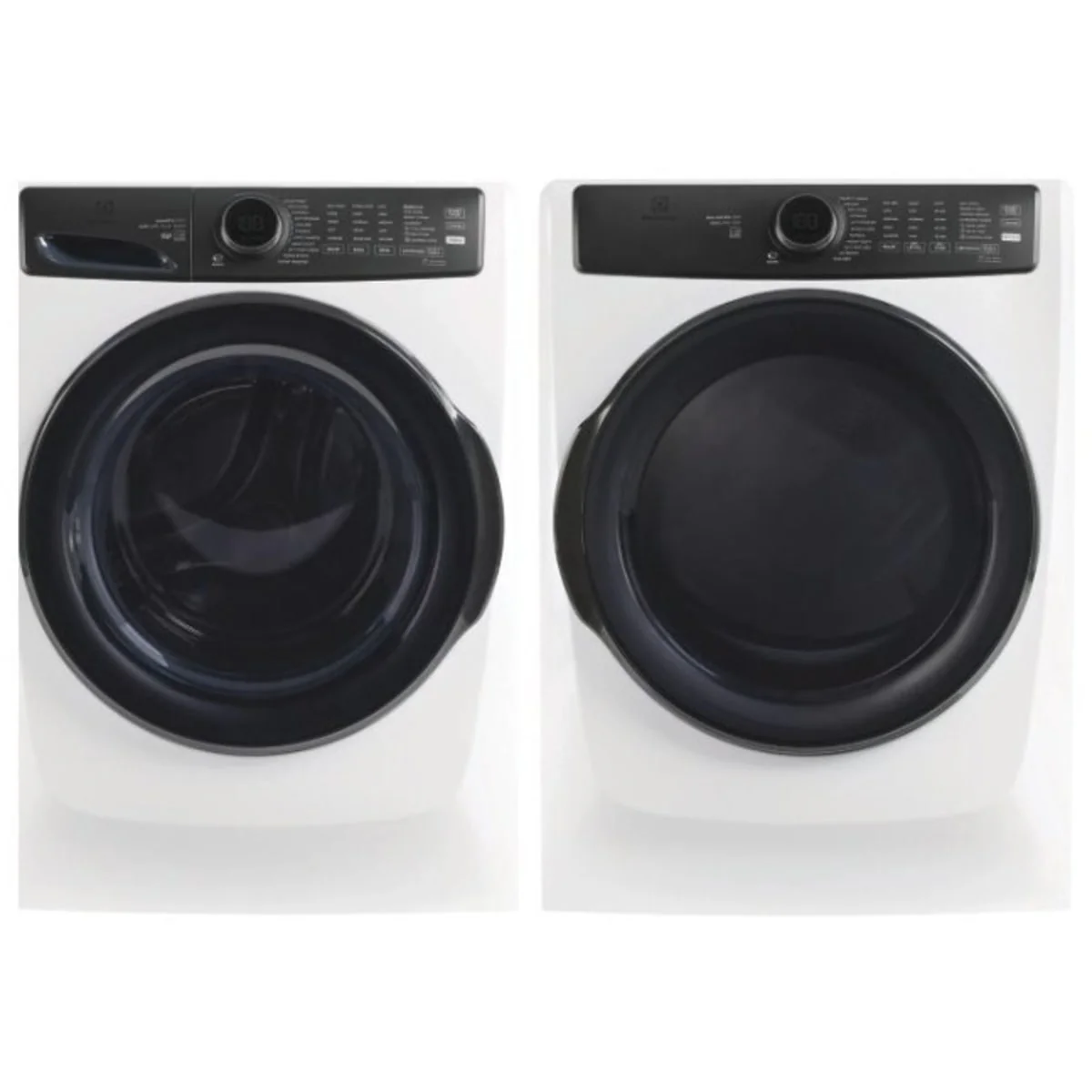 Electrolux ELFW7738MW 27 Inch Front Load Washer & Electrolux ELFG7738MW 27 Inch Front Load Gas Dryer