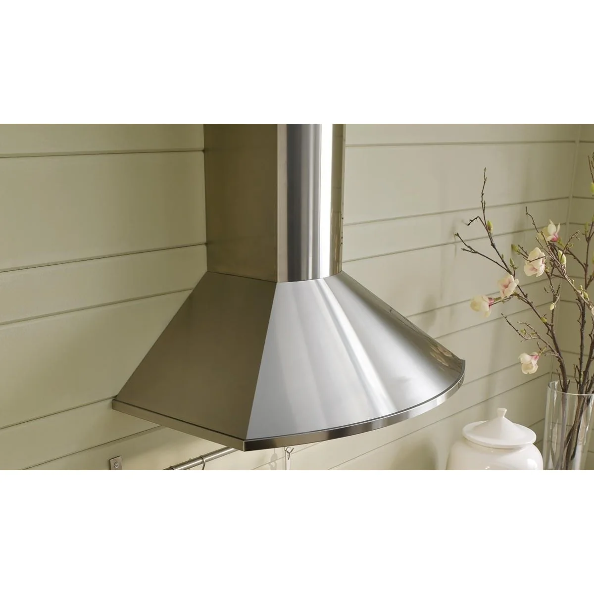 FABER TEND30BSV 30 Inch Wall Mount Convertible Range Hood with Variable Air Management and Stainless Steel Finish