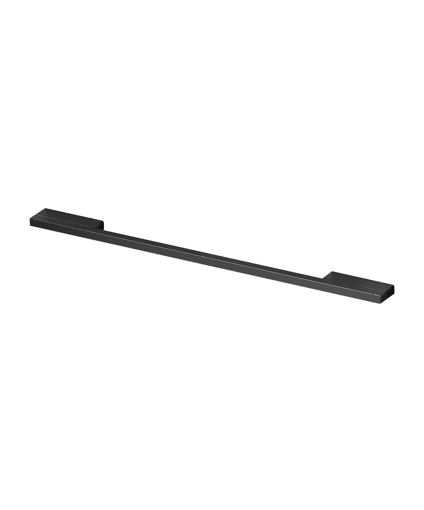 FISHER & PAYKEL AHD5RD3684WB Contemporary Square Fine Black Handle Kit for Integrated Bottom Freezer Refrigerator Freezer, 36"
