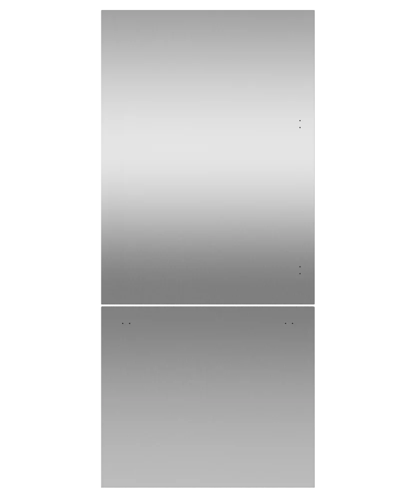 FISHER & PAYKEL RD3684WLD Door panel for Integrated Refrigerator Freezer, 36", Left Hinge