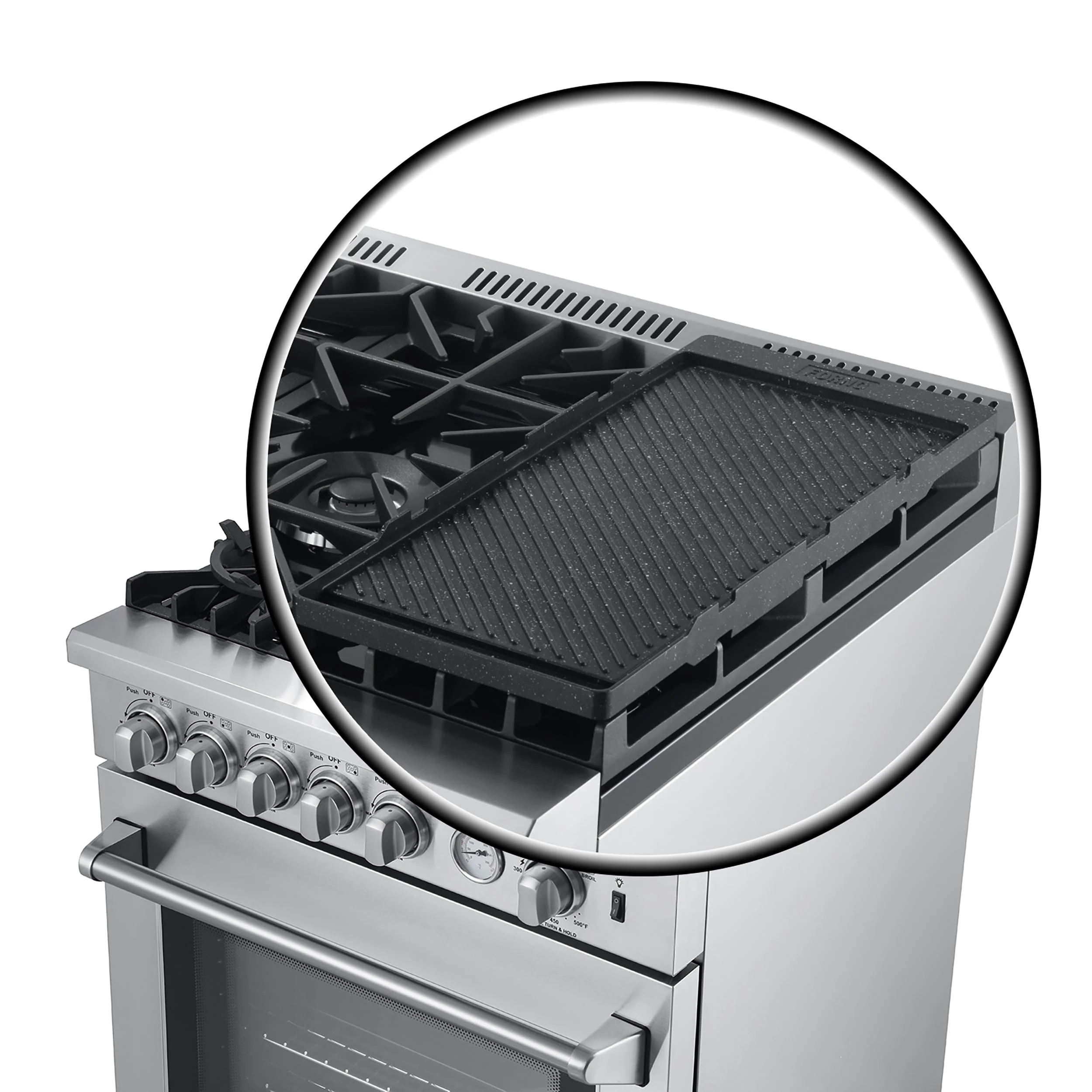 FORNO FFSGS627630 Forno Lazio 30-Inch Freestanding Gas Range, 4 Burners, Convection Oven, Energy Efficient - Image 11