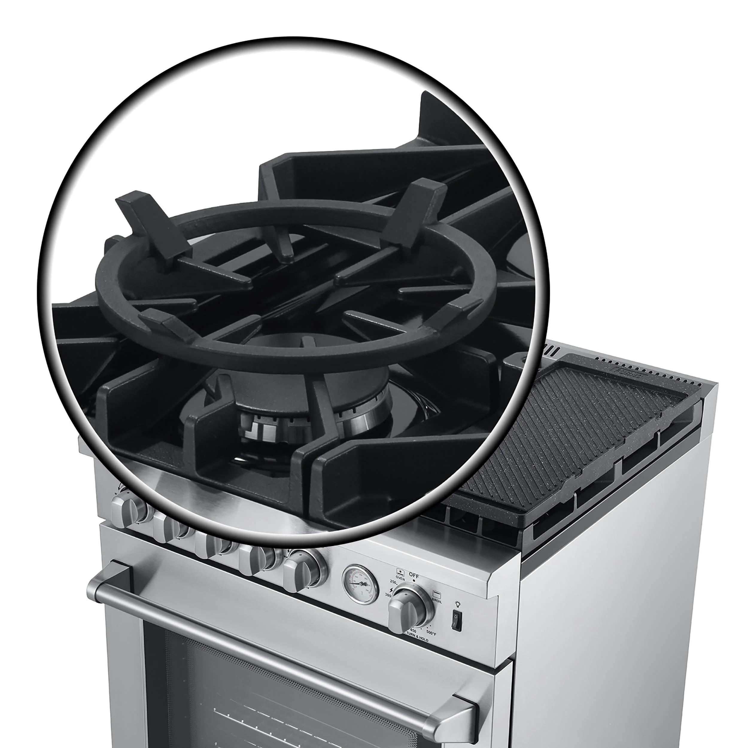 FORNO FFSGS627630 Forno Lazio 30-Inch Freestanding Gas Range, 4 Burners, Convection Oven, Energy Efficient - Image 9