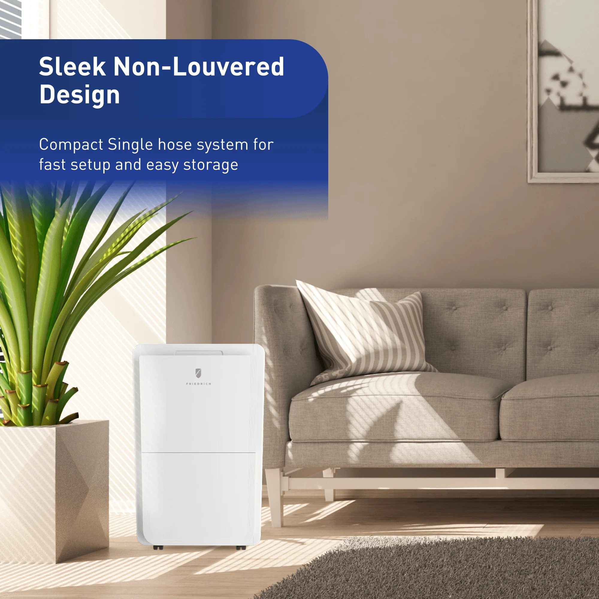 FRIEDRICH D50B1B Friedrich 50 Pint Dehumidifier with Built-In Drain Pump - Image 5