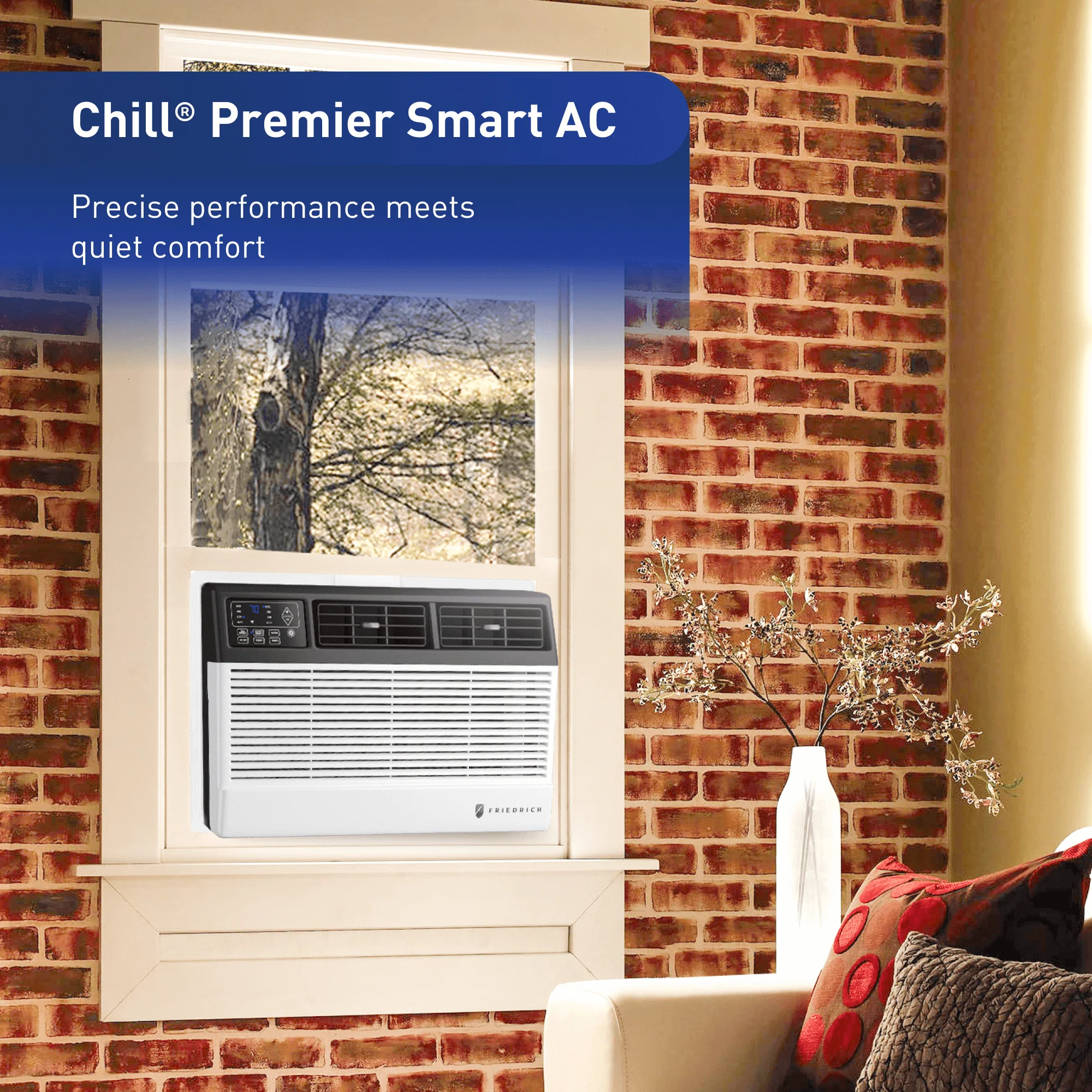 FRIEDRICH CCF14B10B Friedrich Chill Premier 14,000 BTU 115V Smart Window Air Conditioner - Cool Only - Image 5