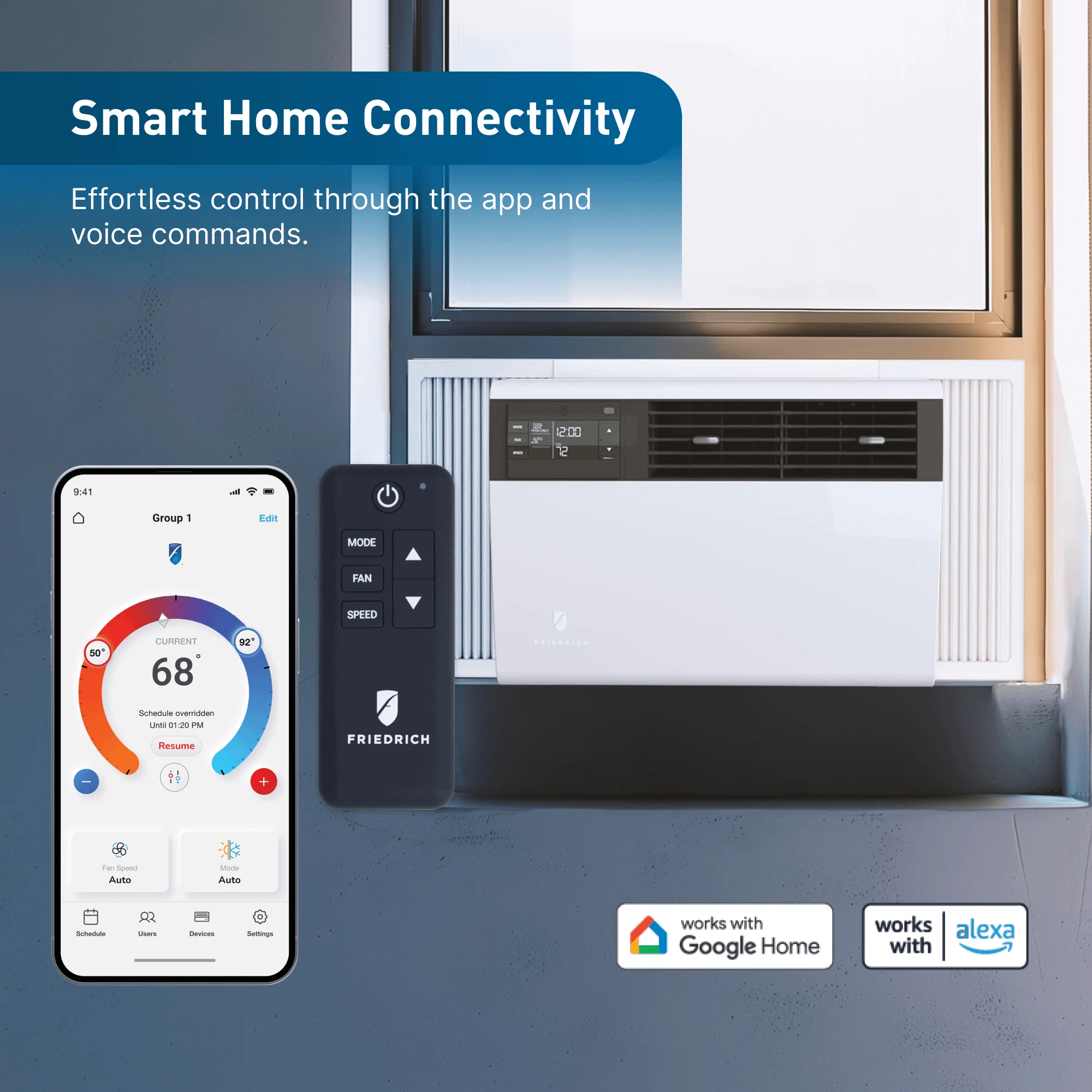 FRIEDRICH KCVM14B10A Friedrich K hl Inverter 14,000 BTU 115V Smart Window/Wall Air Conditioner - Cool only - Image 5