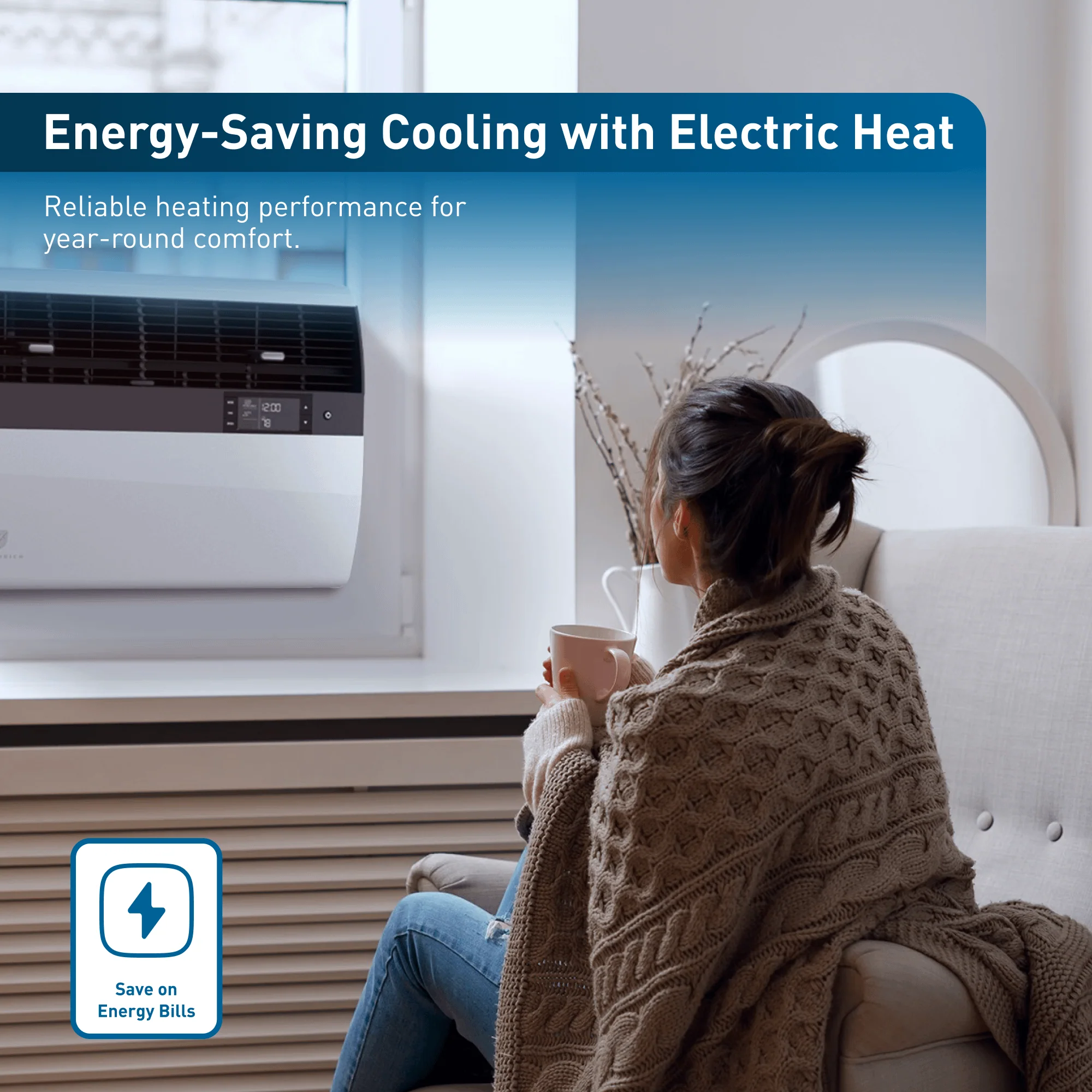 FRIEDRICH KEVL36B35A Friedrich K hl Inverter 36,000 BTU 230V Smart Window/Wall Air Conditioner with Electric Heat - Image 6