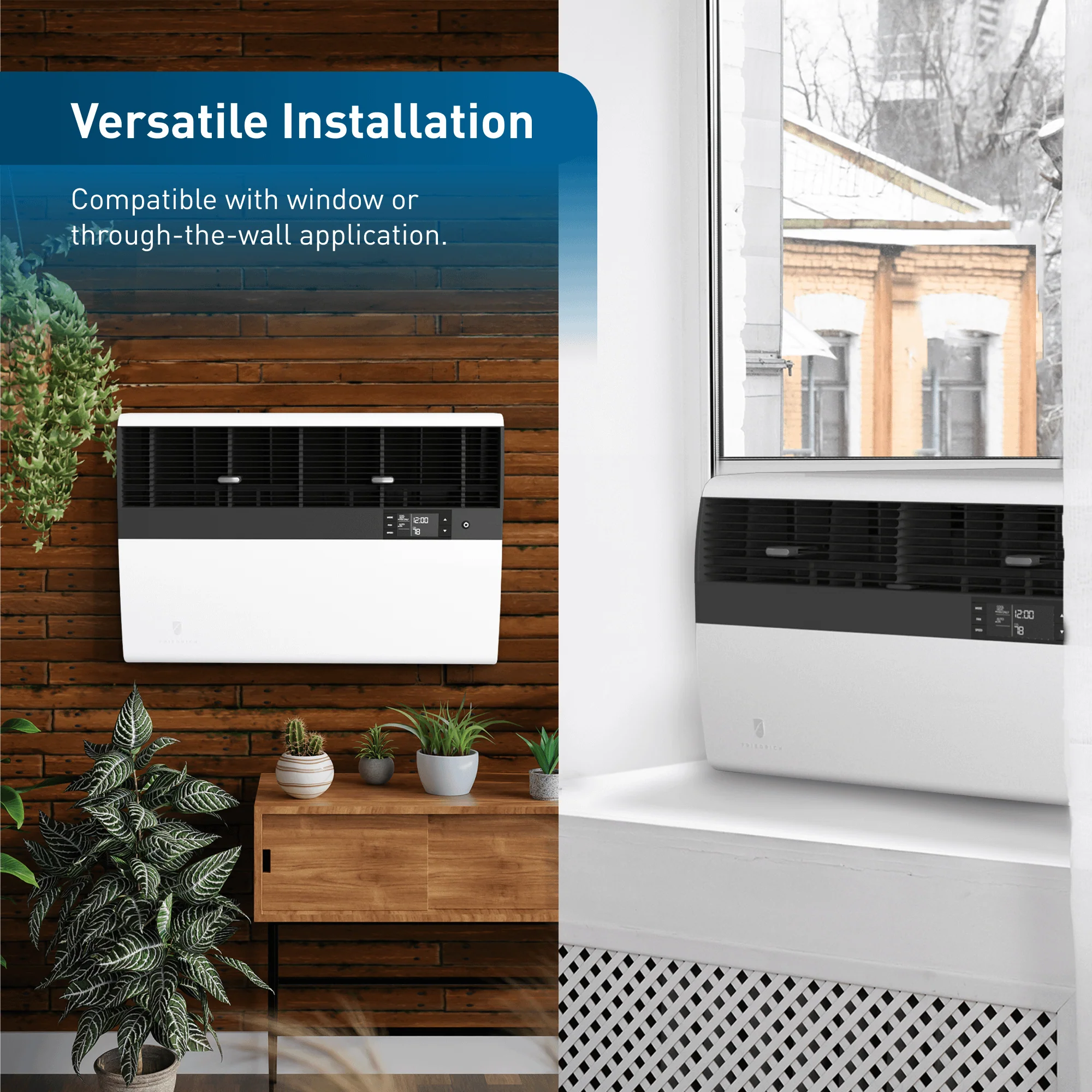 FRIEDRICH KEVL36B35A Friedrich K hl Inverter 36,000 BTU 230V Smart Window/Wall Air Conditioner with Electric Heat - Image 8