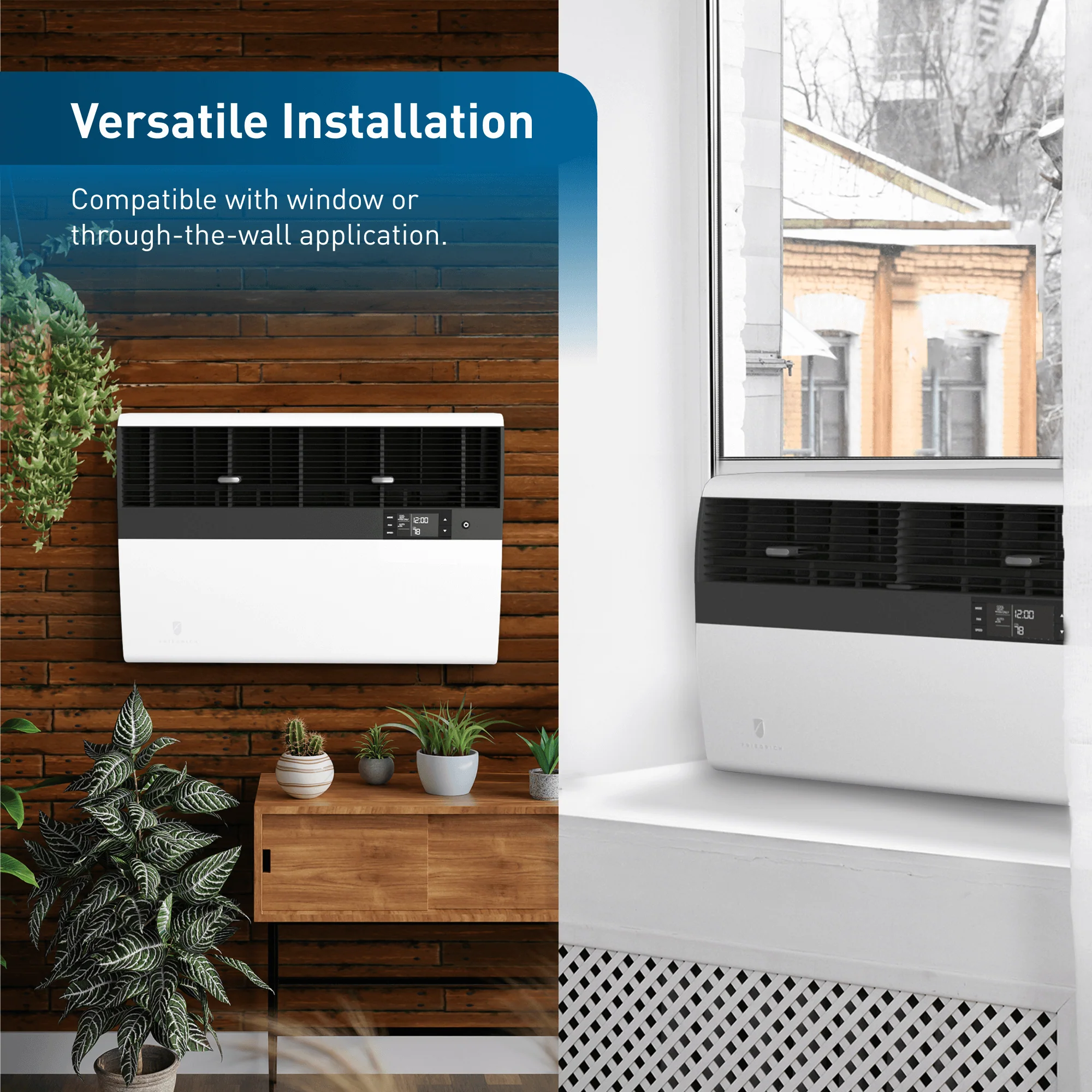 FRIEDRICH KEVS16B33A Friedrich K hl Inverter 16,000 BTU 230V Smart Window/Wall Air Conditioner with Electric Heat - Image 8