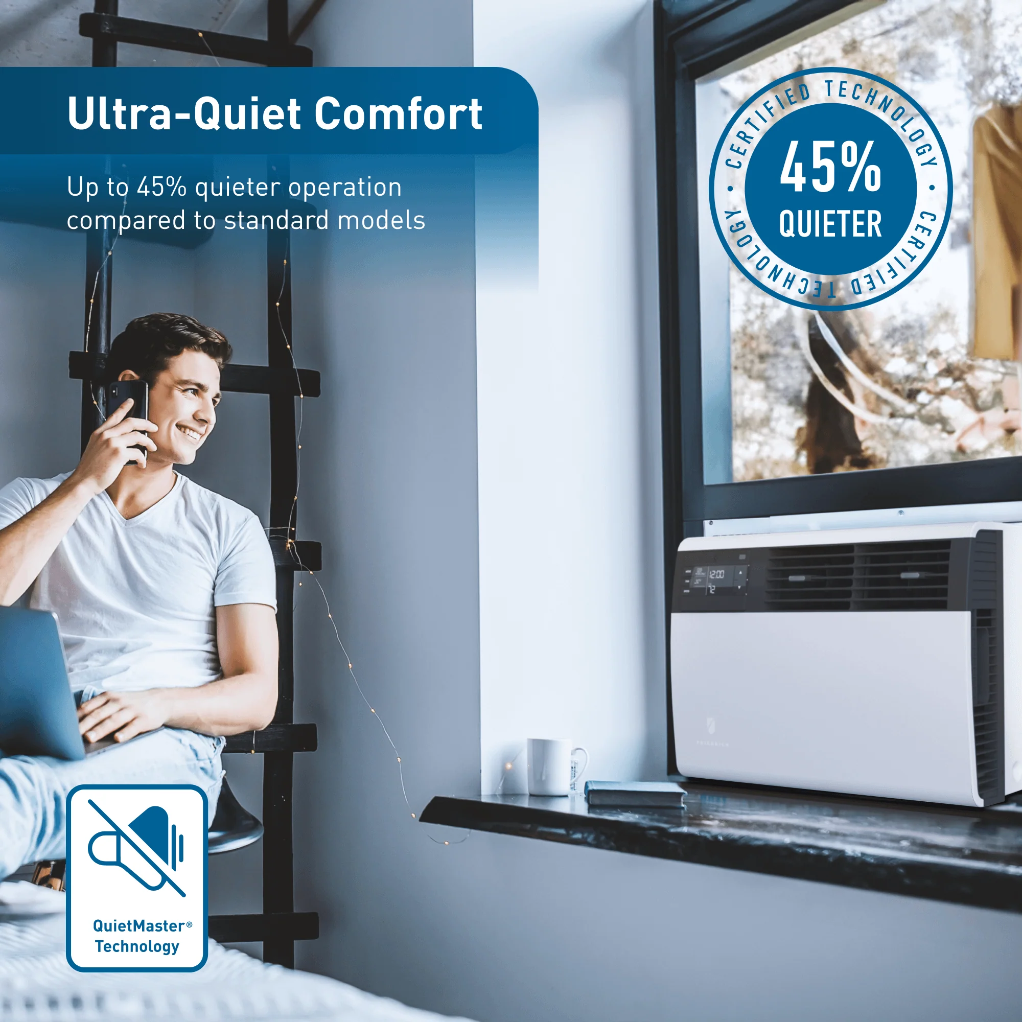 FRIEDRICH KCVL36B30A Friedrich K hl Inverter 36,000 BTU 230V Smart Window/Wall Air Conditioner - Cool only - Image 8