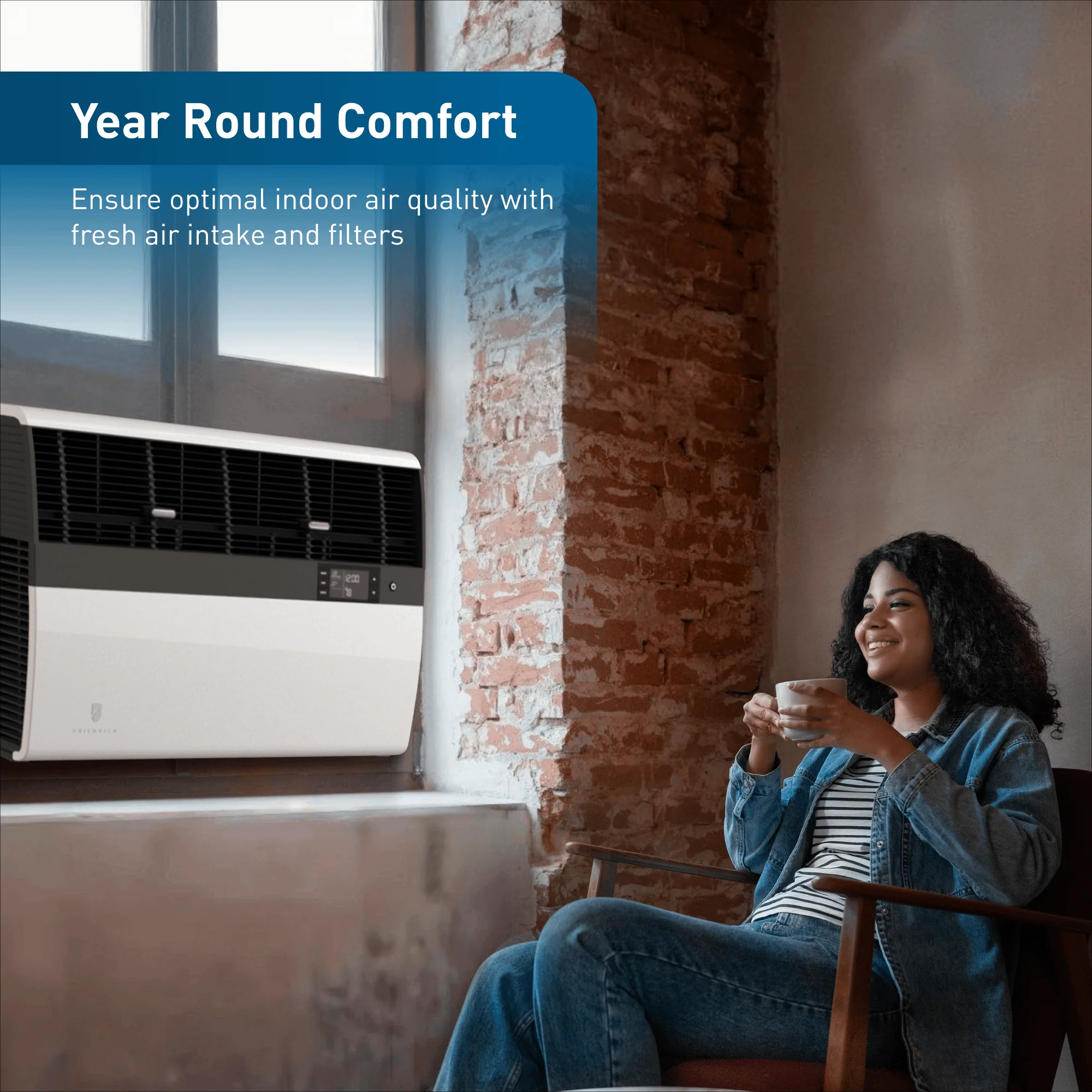 FRIEDRICH KHVL28B35A Friedrich K hl Inverter 28,000 BTU 230V Smart Window/Wall Air Conditioner with Heat Pump - Image 6