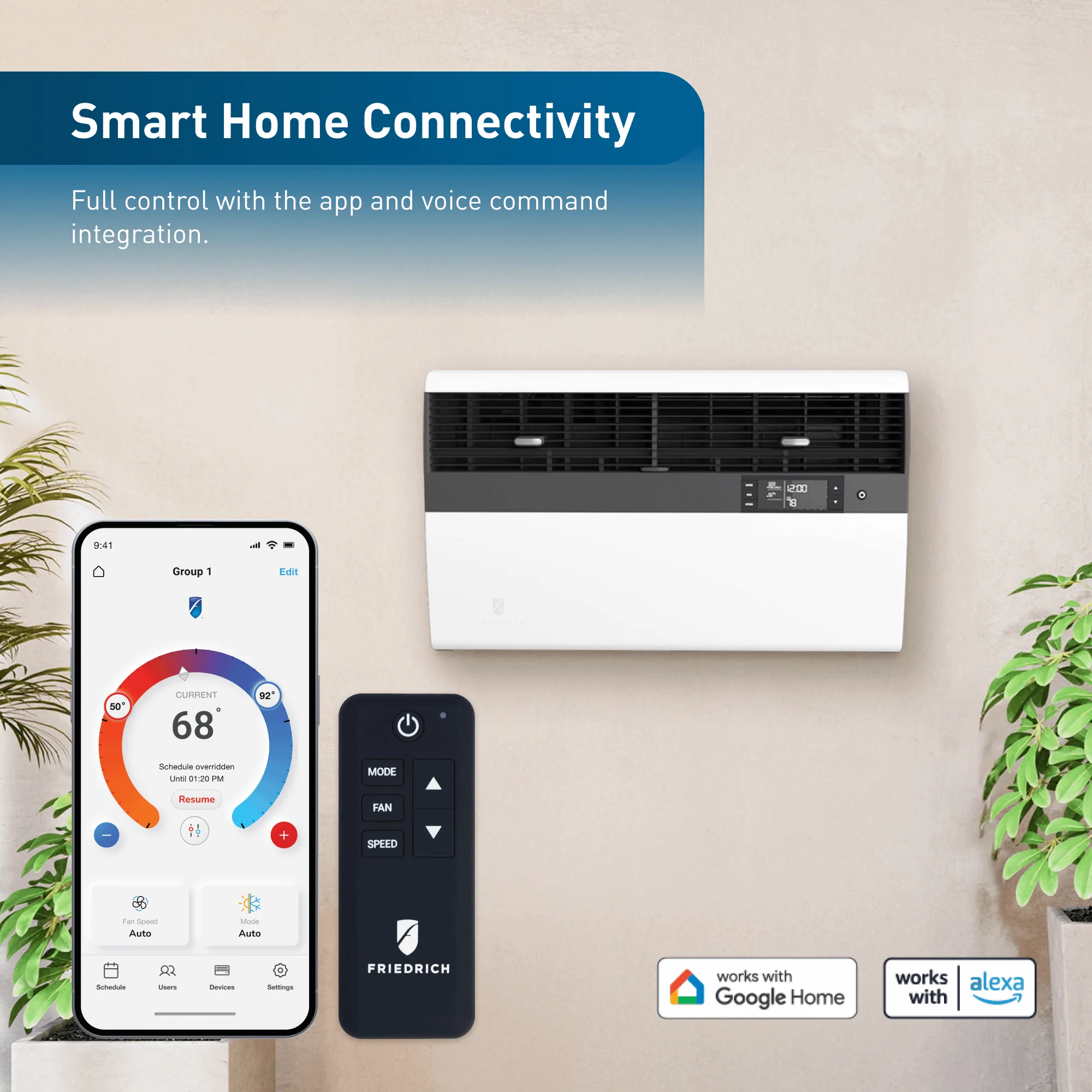 FRIEDRICH KHVS12B33A Friedrich K hl Inverter 12,000 BTU 230V Smart Window/Wall Air Conditioner with Heat Pump - Image 5