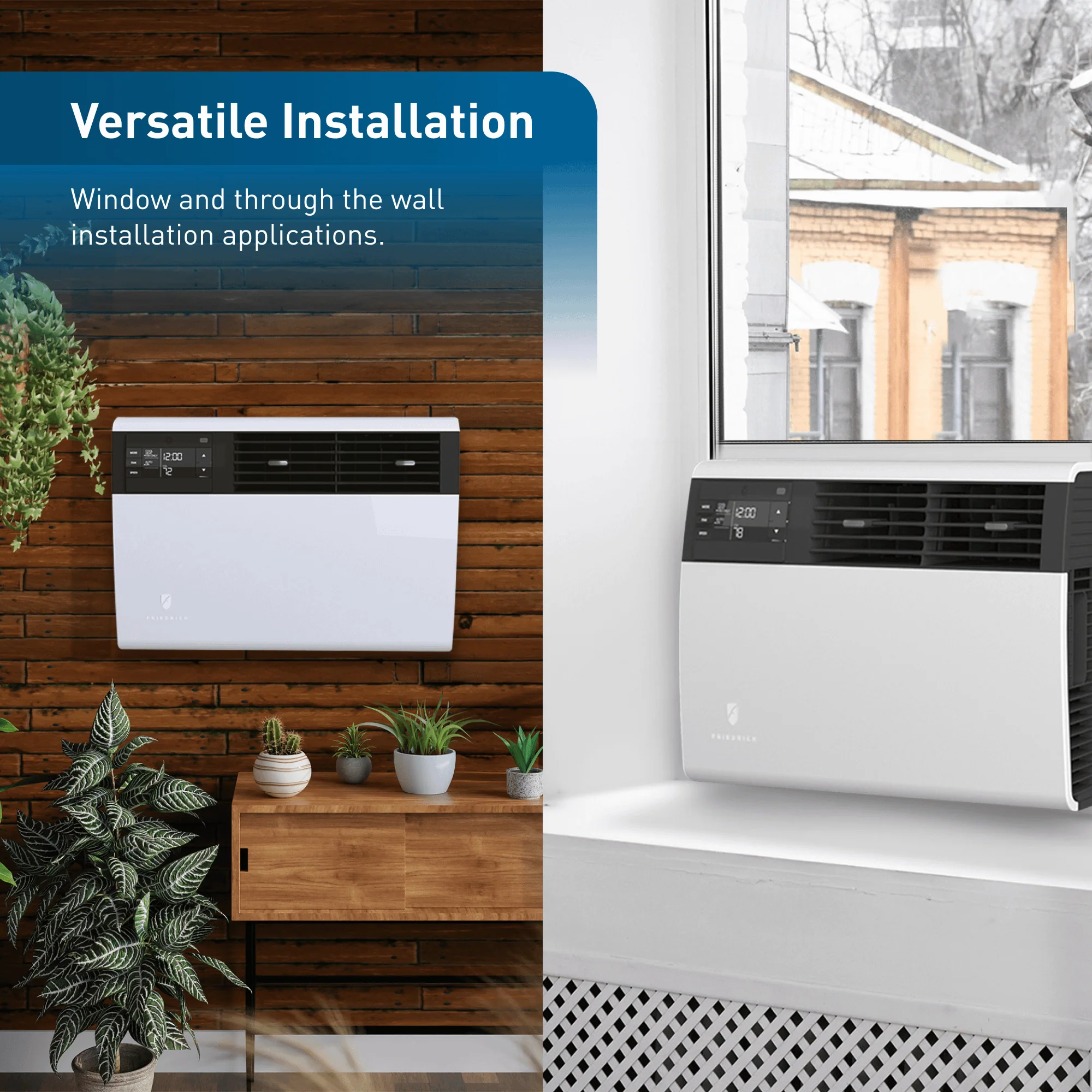 FRIEDRICH KHVS12B33A Friedrich K hl Inverter 12,000 BTU 230V Smart Window/Wall Air Conditioner with Heat Pump - Image 8