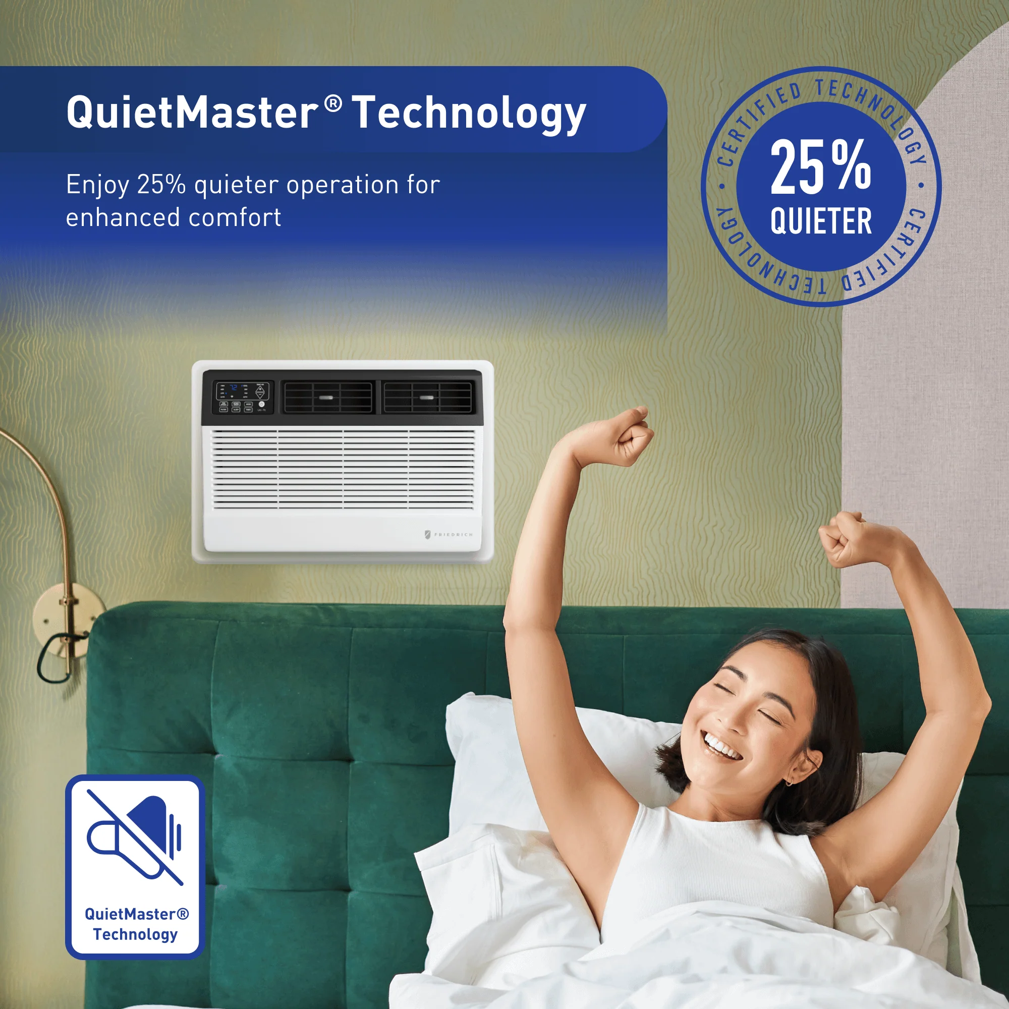 FRIEDRICH UCT10B10A Friedrich Uni-Fit 10,000 BTU 115V Smart Through-the-Wall Air Conditioner - Cool Only - Image 7