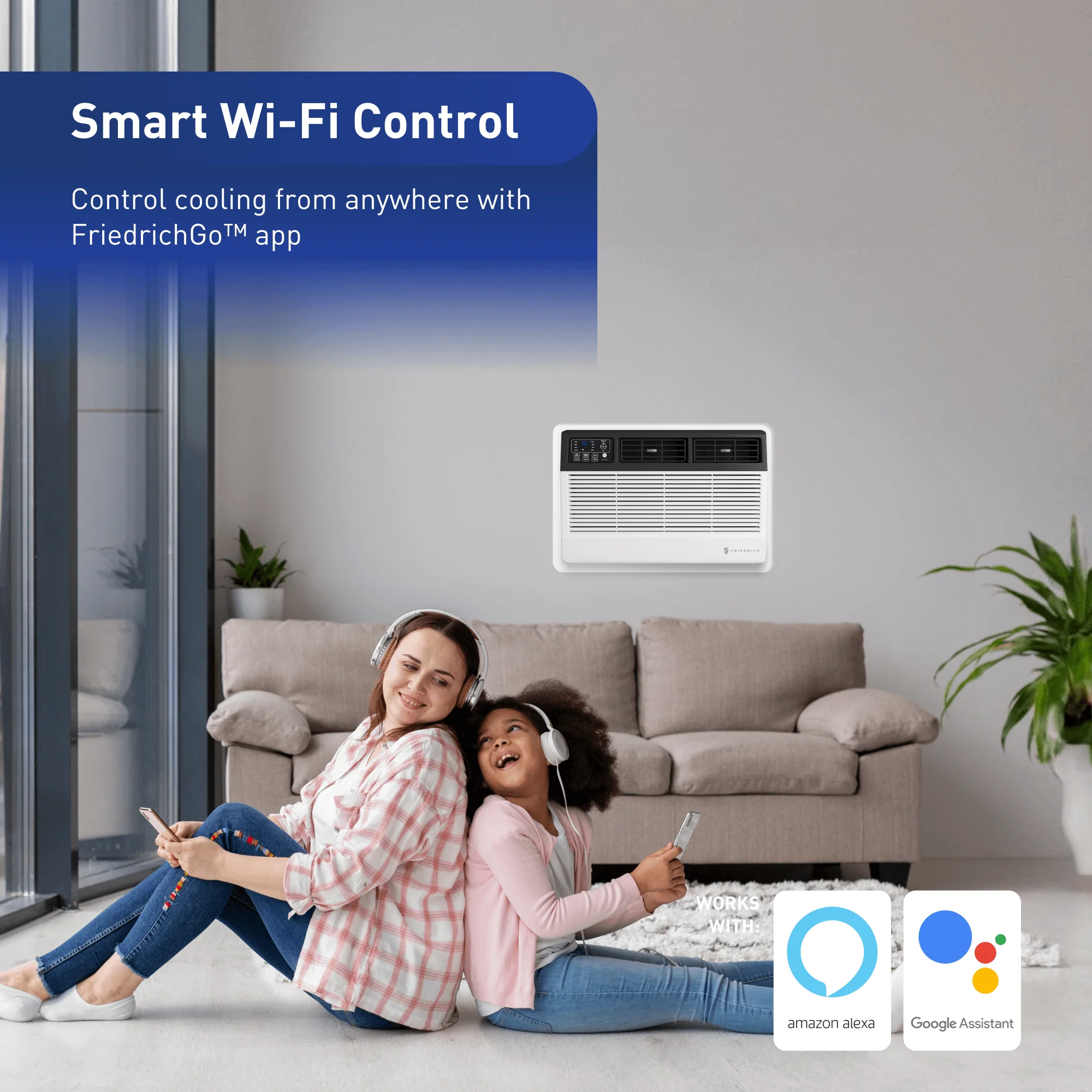 FRIEDRICH UCT12B30A Friedrich Uni-Fit 12,000 BTU 230V Smart Through-the-Wall Air Conditioner - Cool Only - Image 6