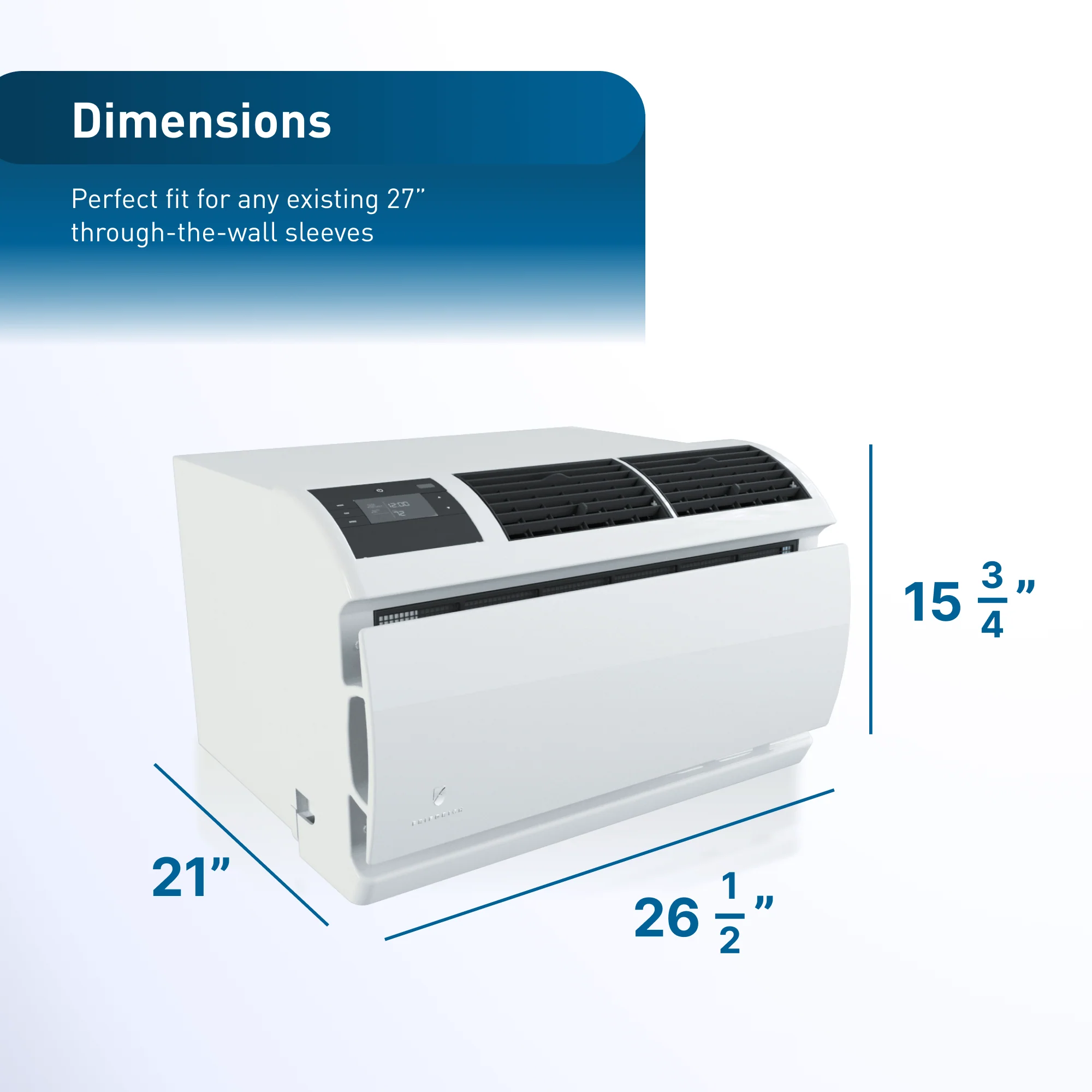 FRIEDRICH WHVT14B33A Friedrich WallMaster Inverter 14,000 BTU 230V Smart Through-the-Wall Air Conditioner with Heat Pump - Image 7