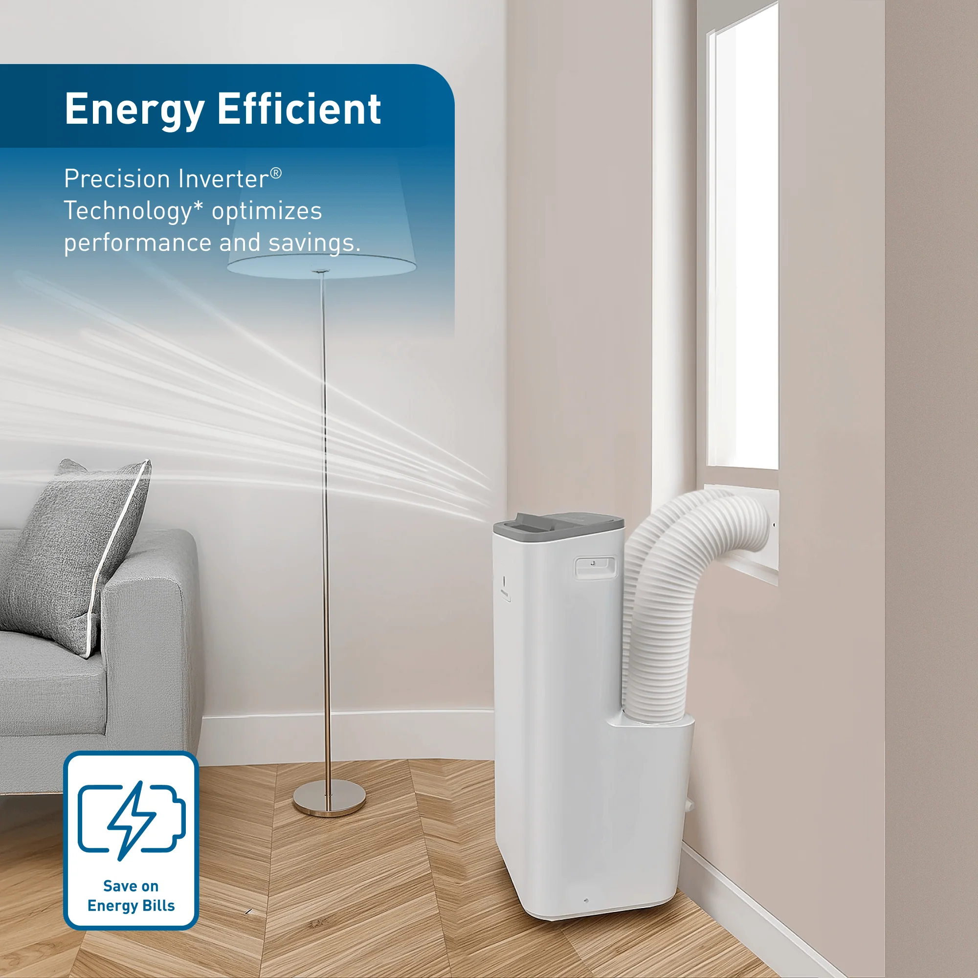 FRIEDRICH ZHV16DA Friedrich ZoneAire Premier Inverter Dual-Hose 16,000 BTU Smart Portable Air Conditioner with Heat Pump - Image 14