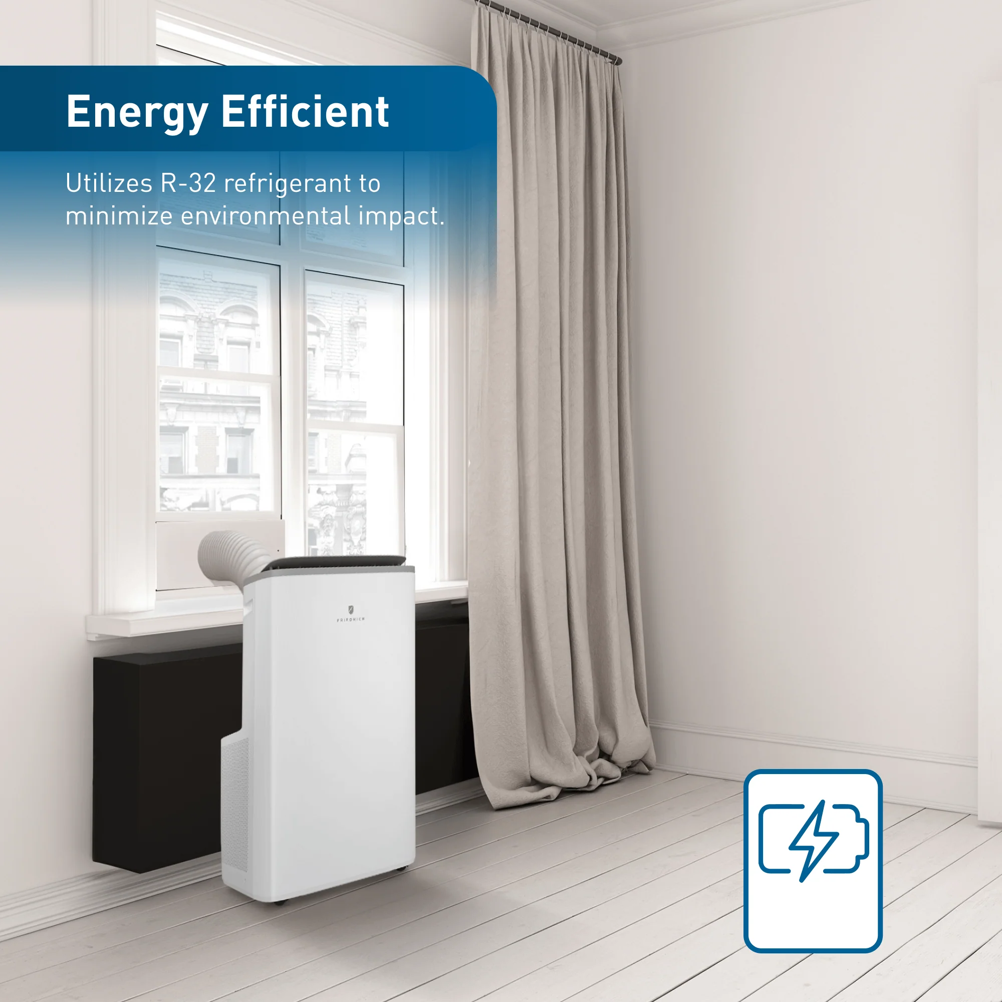 FRIEDRICH ZCP12SB Friedrich ZoneAire Select 12,000 BTU Single-Hose Smart Portable Air Conditioner - Image 11
