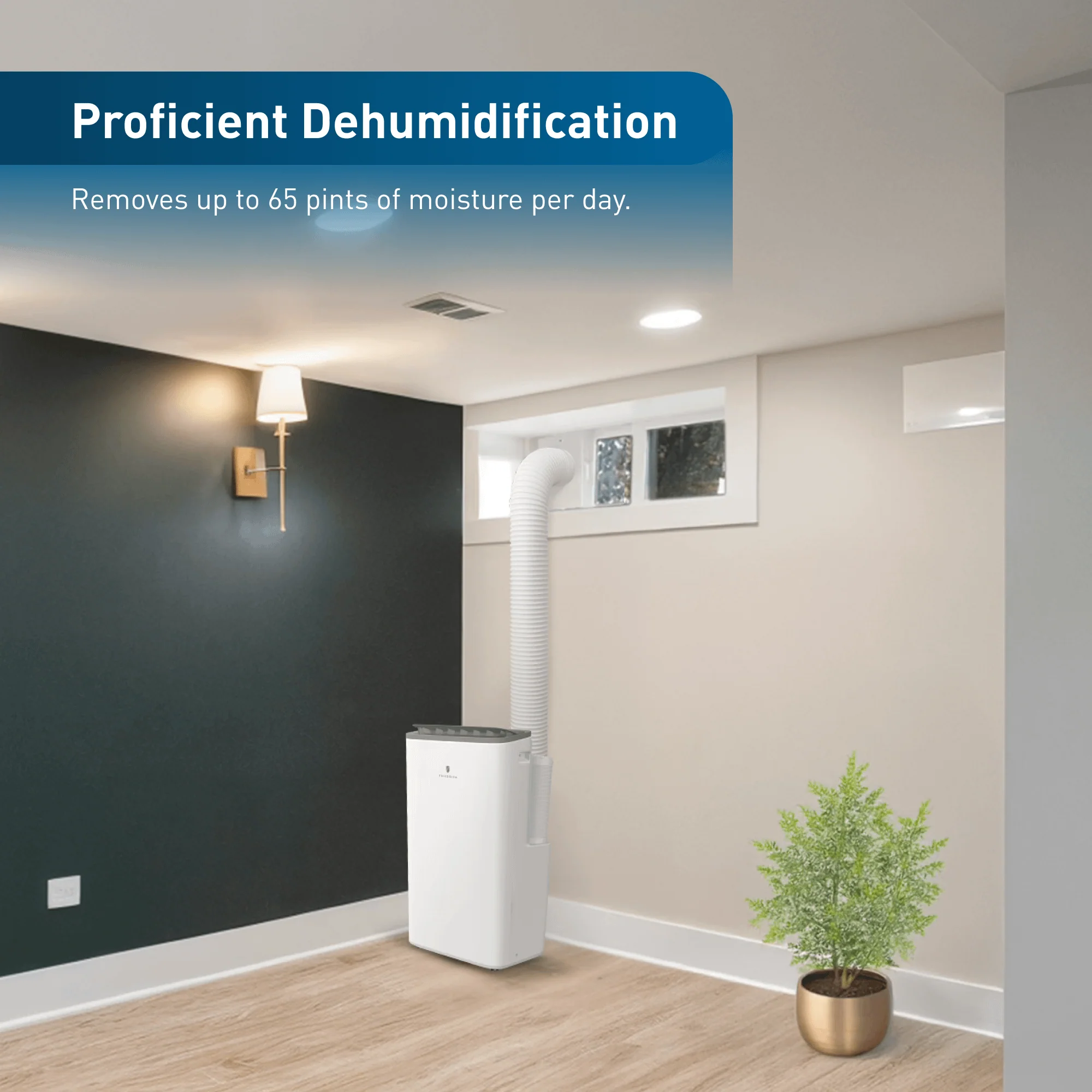FRIEDRICH ZCP12SB Friedrich ZoneAire Select 12,000 BTU Single-Hose Smart Portable Air Conditioner - Image 8
