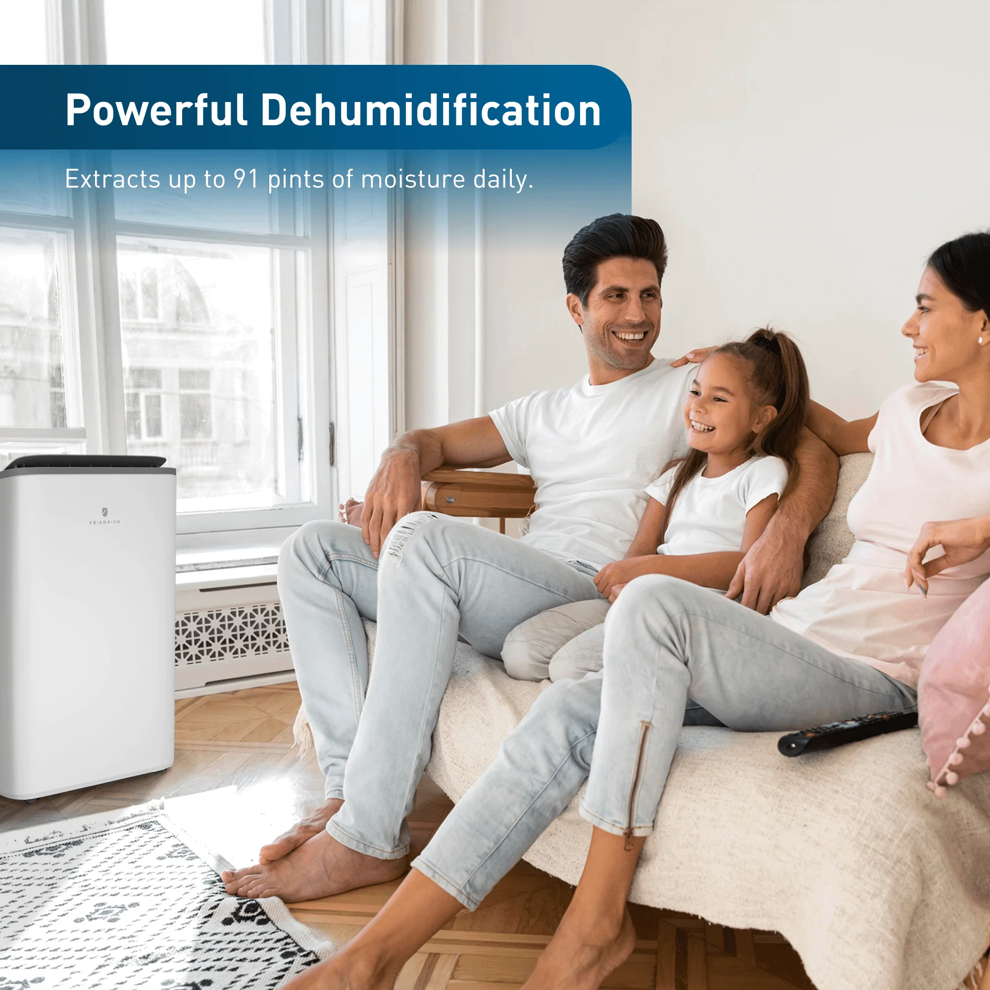 FRIEDRICH ZHP14DC Friedrich ZoneAire Premier 14,000 BTU Dual-Hose Smart Portable Air Conditioner with Heat Pump - Image 13