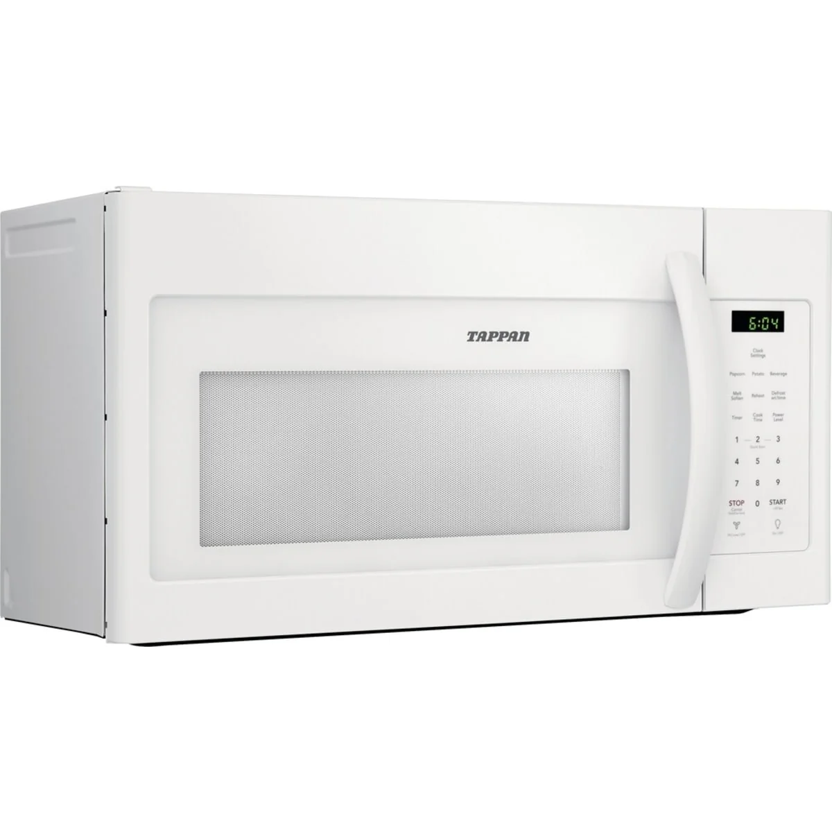 Tappan TMOS1613AW 30 Inch Over-The-Range Microwave with 1.6 Cu. Ft. Capacity, 2 Speed Ventilation, Quick Start Options, Auto-Reheat Options, Cooktop LED Lighting, Interior Lighting, Zero-Clearance Door, Extra-Large Turntable, and UL Listed - Image 2