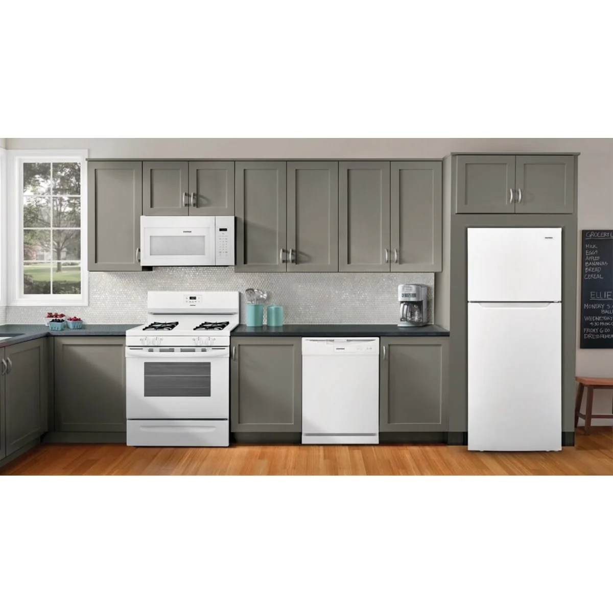 Tappan TMOS1613AW 30 Inch Over-The-Range Microwave with 1.6 Cu. Ft. Capacity, 2 Speed Ventilation, Quick Start Options, Auto-Reheat Options, Cooktop LED Lighting, Interior Lighting, Zero-Clearance Door, Extra-Large Turntable, and UL Listed - Image 7