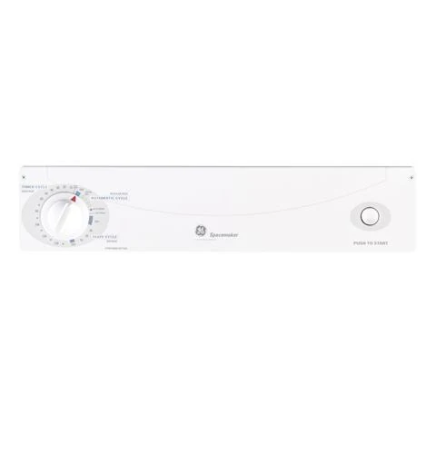 GE APPLIANCES DSKS333ECWW GE Spacemaker® 120V 3.6 cu. ft. Capacity Stationary Electric Dryer White - Image 2
