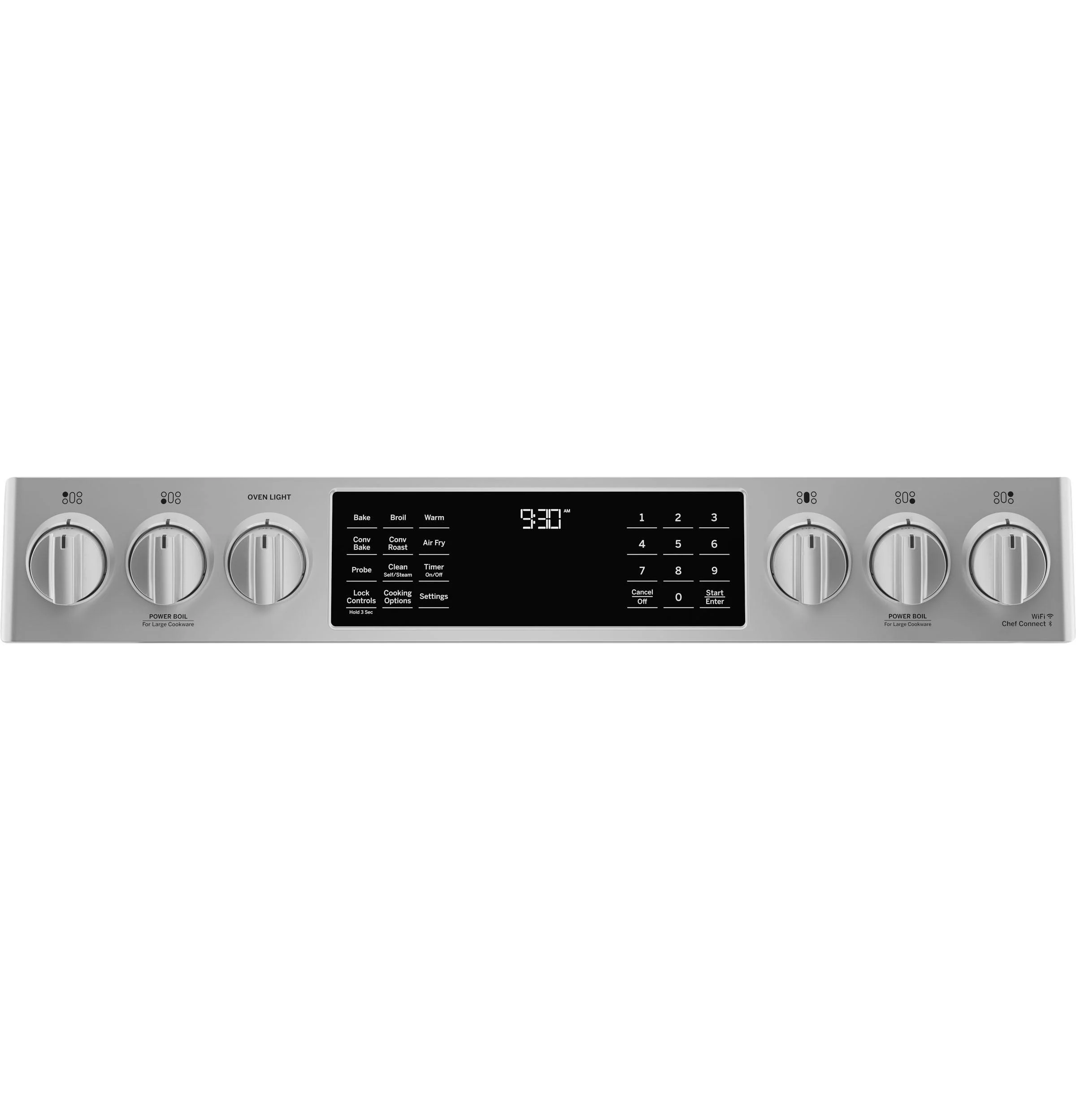 GE APPLIANCES P2S930YPFS GE Profile™ 30" Smart Dual Fuel Slide-In Front-Control Fingerprint Resistant Range in Stainless Steel - Image 4