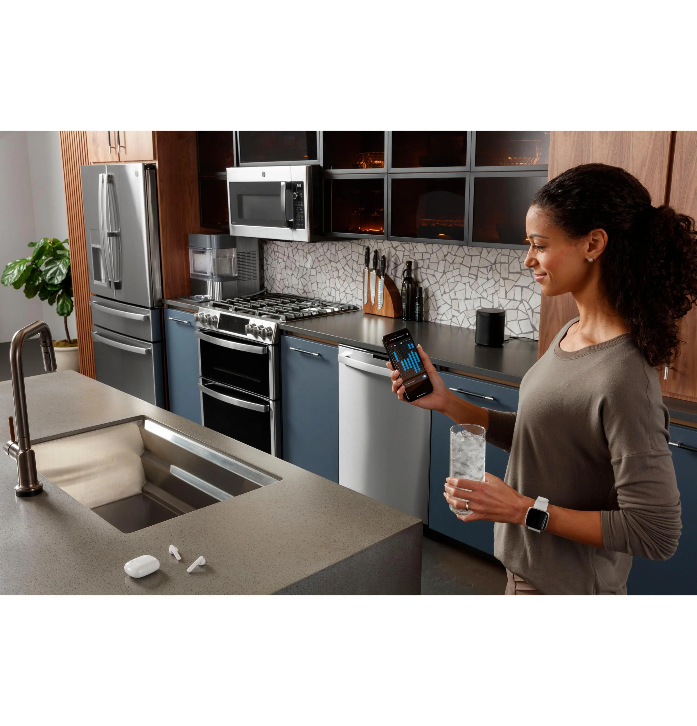 GE APPLIANCES PGS960YPFS GE Profile™ 30" Smart Slide-In Front-Control Gas Double Oven Convection Fingerprint Resistant Range in Stainless Steel - Image 14