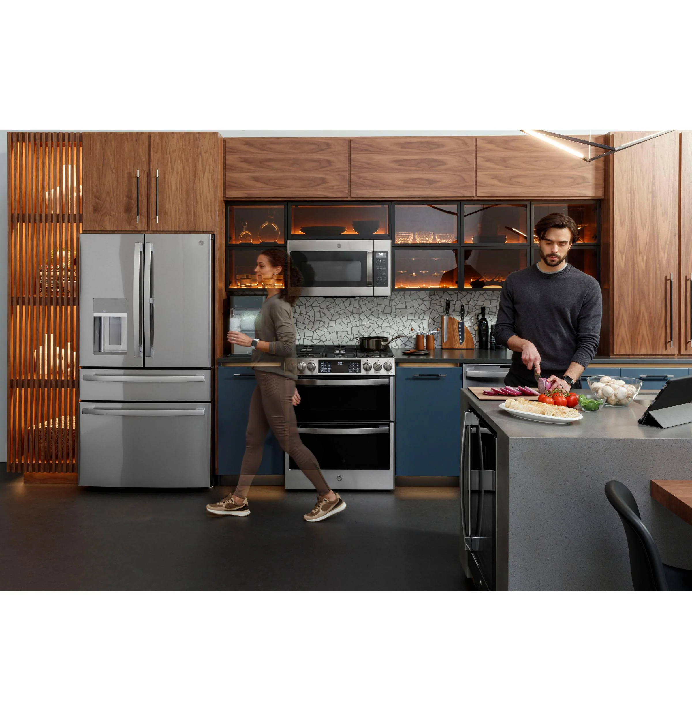 GE APPLIANCES PGS960YPFS GE Profile™ 30" Smart Slide-In Front-Control Gas Double Oven Convection Fingerprint Resistant Range in Stainless Steel - Image 17