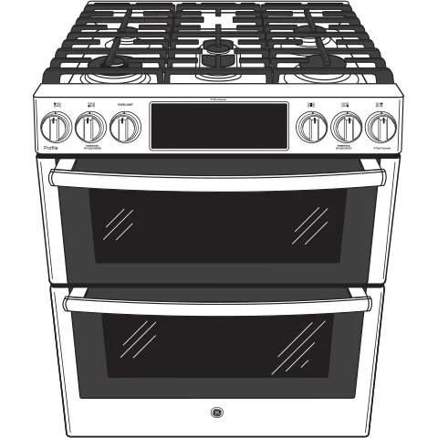 GE APPLIANCES PGS960YPFS GE Profile™ 30" Smart Slide-In Front-Control Gas Double Oven Convection Fingerprint Resistant Range in Stainless Steel - Image 18