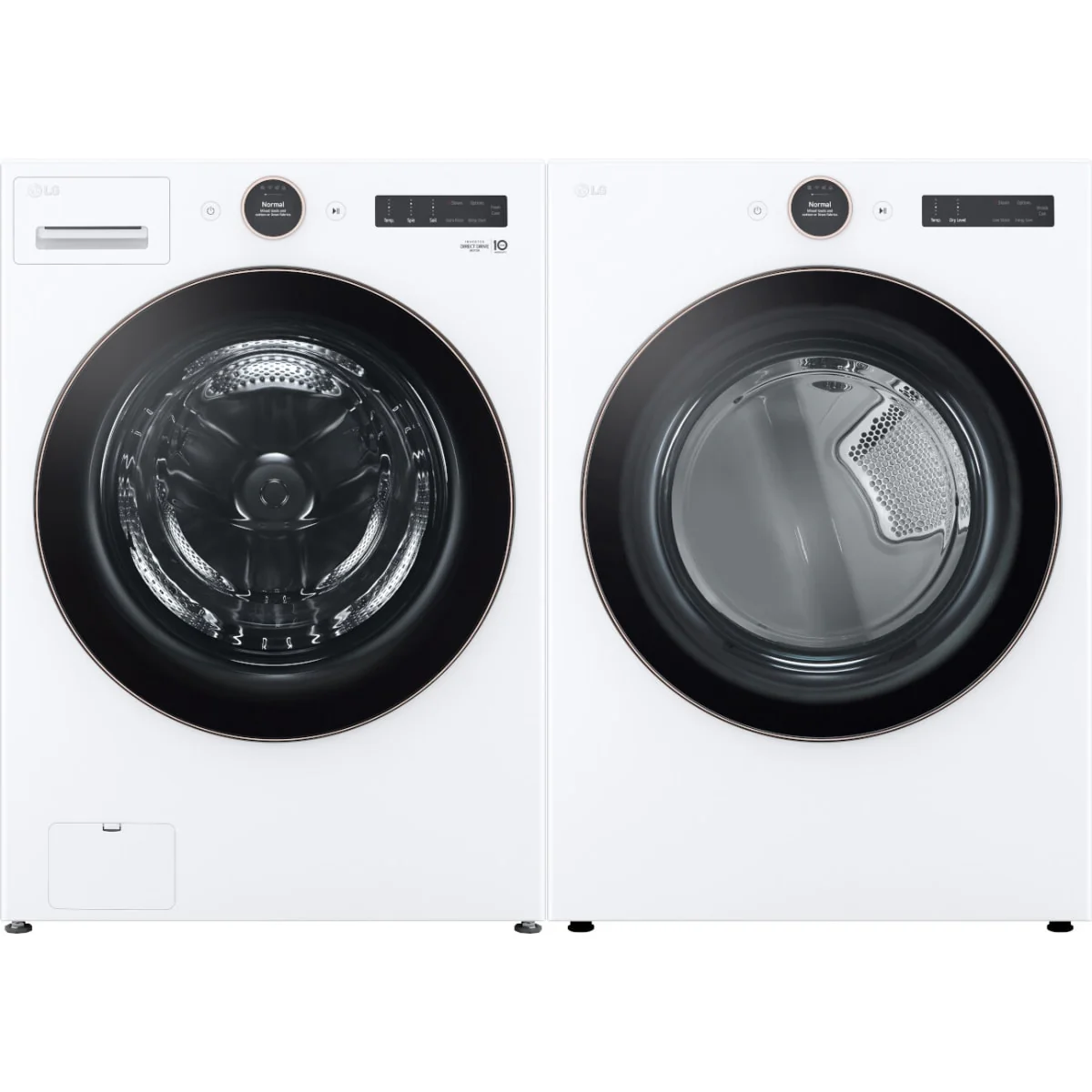 LG WM6500HWA 27 Inch Front Load Smart Washer & LG DLGX6501W 27-Inch Gas Smart Dryer