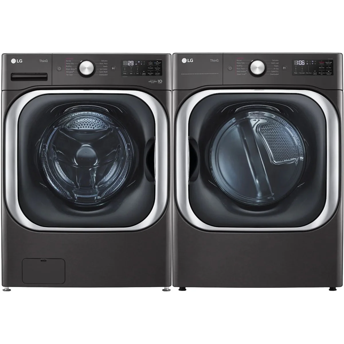 LG WM8900HBA 29 Inch Smart Front Load Washer & LG DLEX8900B 29 Inch Smart Electric Dryer