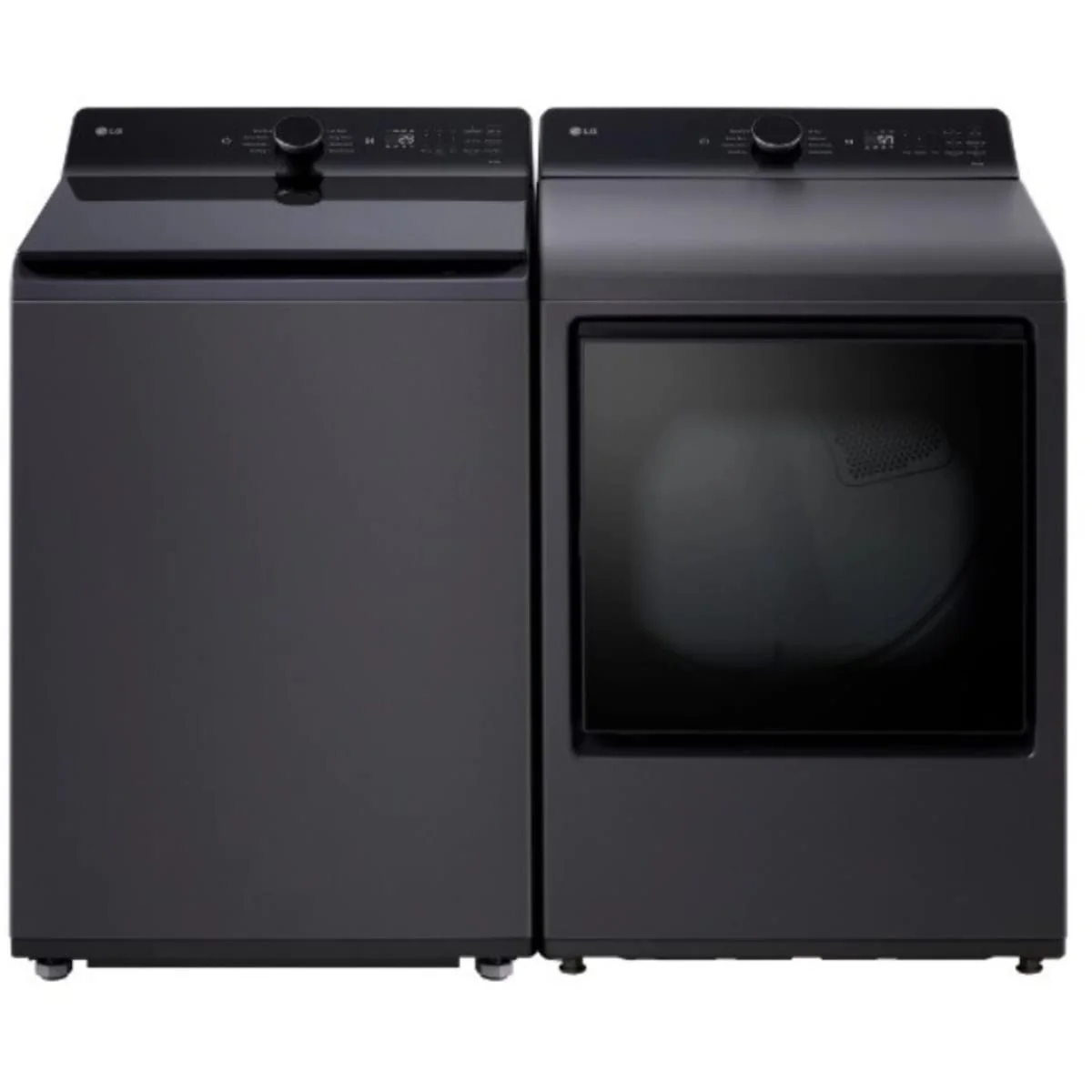 LG WT8405CB 27 Inch Top Load Washer & LG DLE8400BE 27 Inch Top Load Electric Dryer