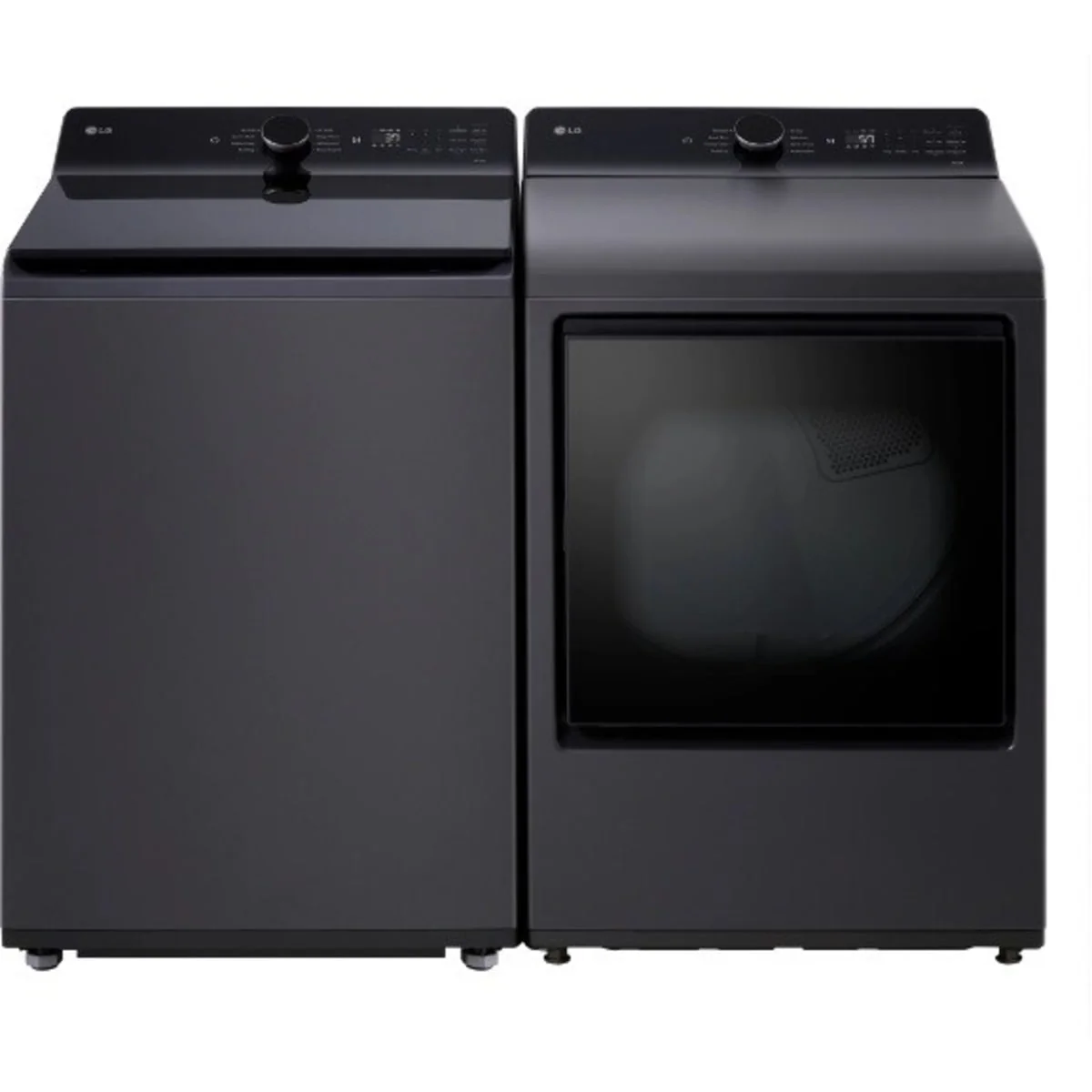 LG WT8405CB 27 Inch Top Load Washer & LG DLG8401BE 27 Inch Ultra Large Capacity Top Load Gas Dryer