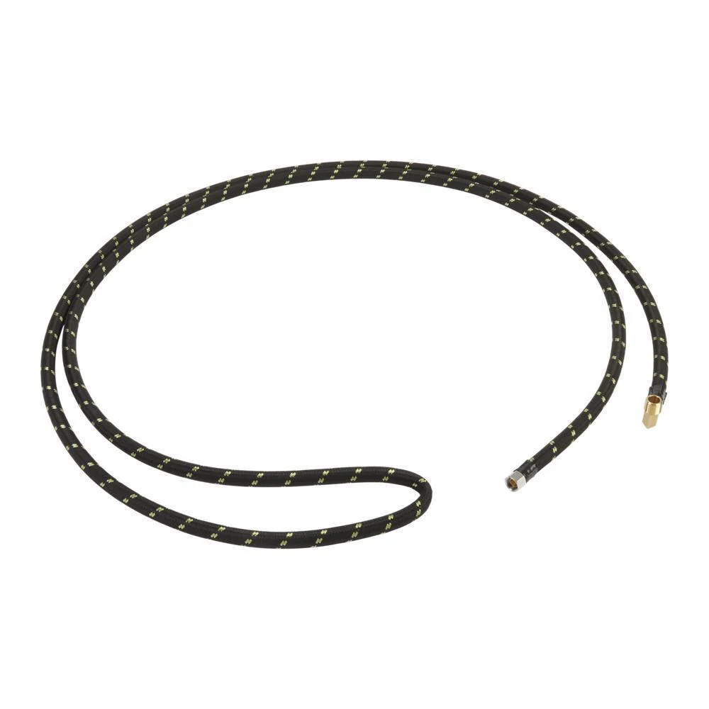 WHIRLPOOL 8212486 12' Dishwasher Water Supply Hose Kit 3/8" Brass Fitting, 3/8' NPT Male x 3/8" Male Compression & 90 degree Elbow Black
