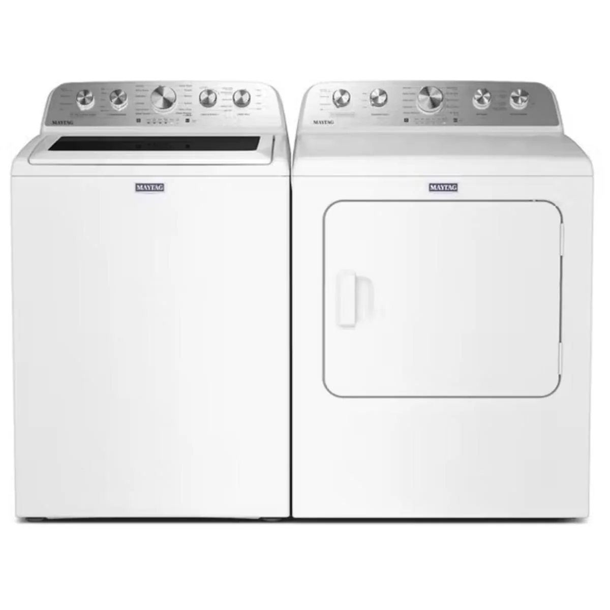 Maytag MTW5605RW 27 Inch Pet Pro Top Load Washer & Maytag MED5605RW 29 Inch Electric Top Load Dryer