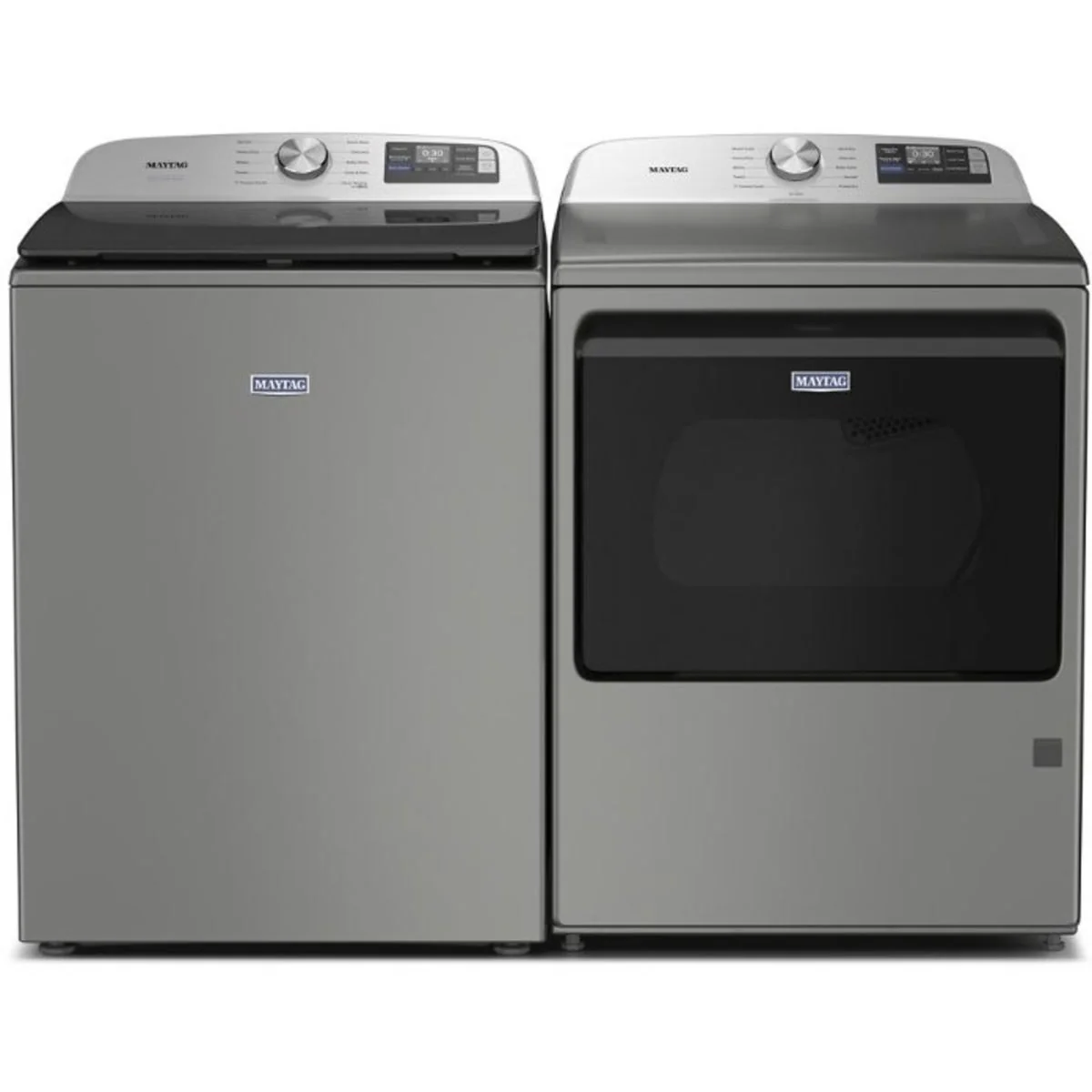 Maytag MTW6205RR 27 Inch Smart Top Load Washer & Maytag MED6205RR 27 Inch Smart Electric Top Load Dryer