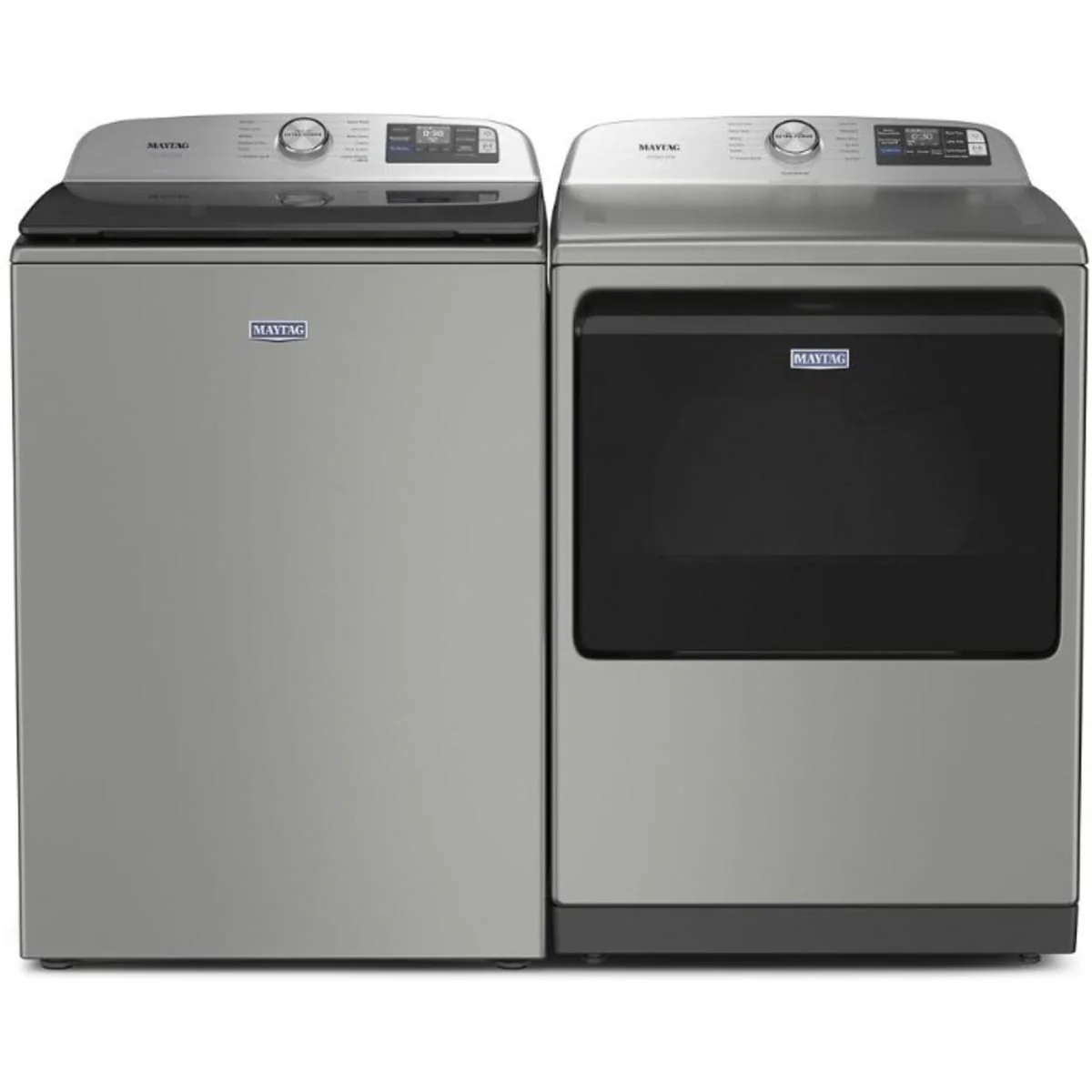 Maytag MTW7205RR 27 Inch Smart Pet Pro Top Load Washer & Maytag MED7205RR 27 Inch Electric Smart Top Load Dryer