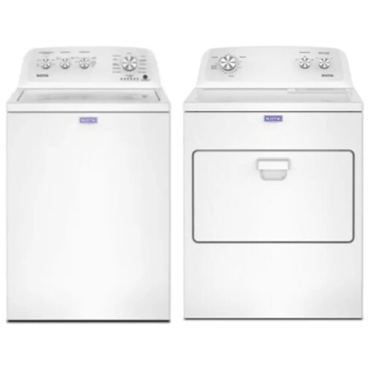 Maytag MVW4005SW 27 Inch Top Load Washer & Maytag MED4005SW 29 Inch Electric Dryer
