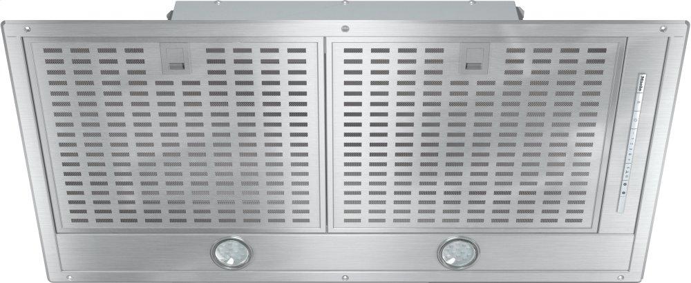 MIELE DA2588 DA 2588 Stainless steel - Insert ventilation hood with energy-efficient LED lighting and backlit controls for easy use. in Stainless Steel