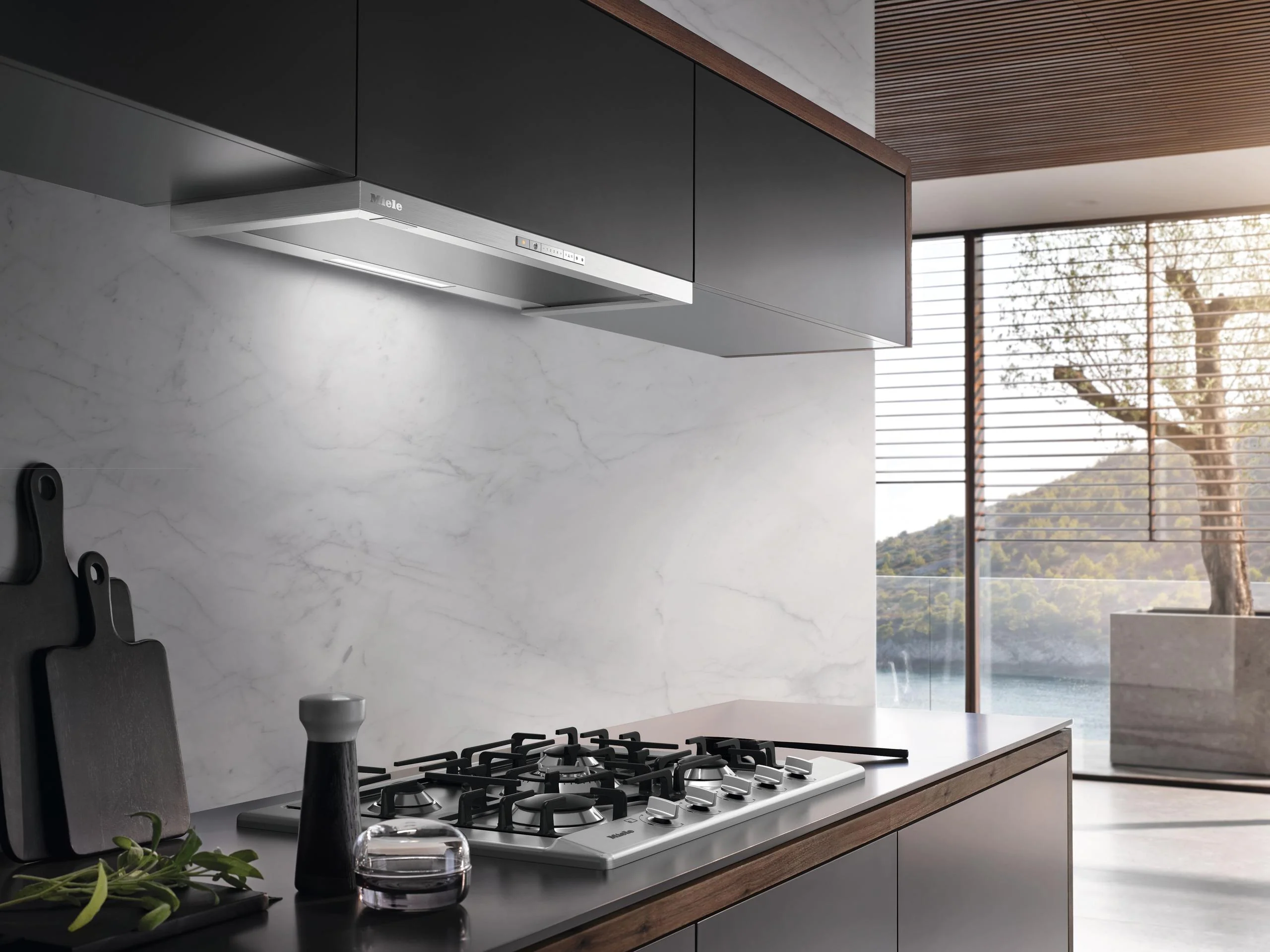 MIELE DAS4720 DAS 4720 Stainless steel - Built-in ventilation hood for installation in narrow upper cabinets with EasySwitch controls in Stainless Steel - Image 5