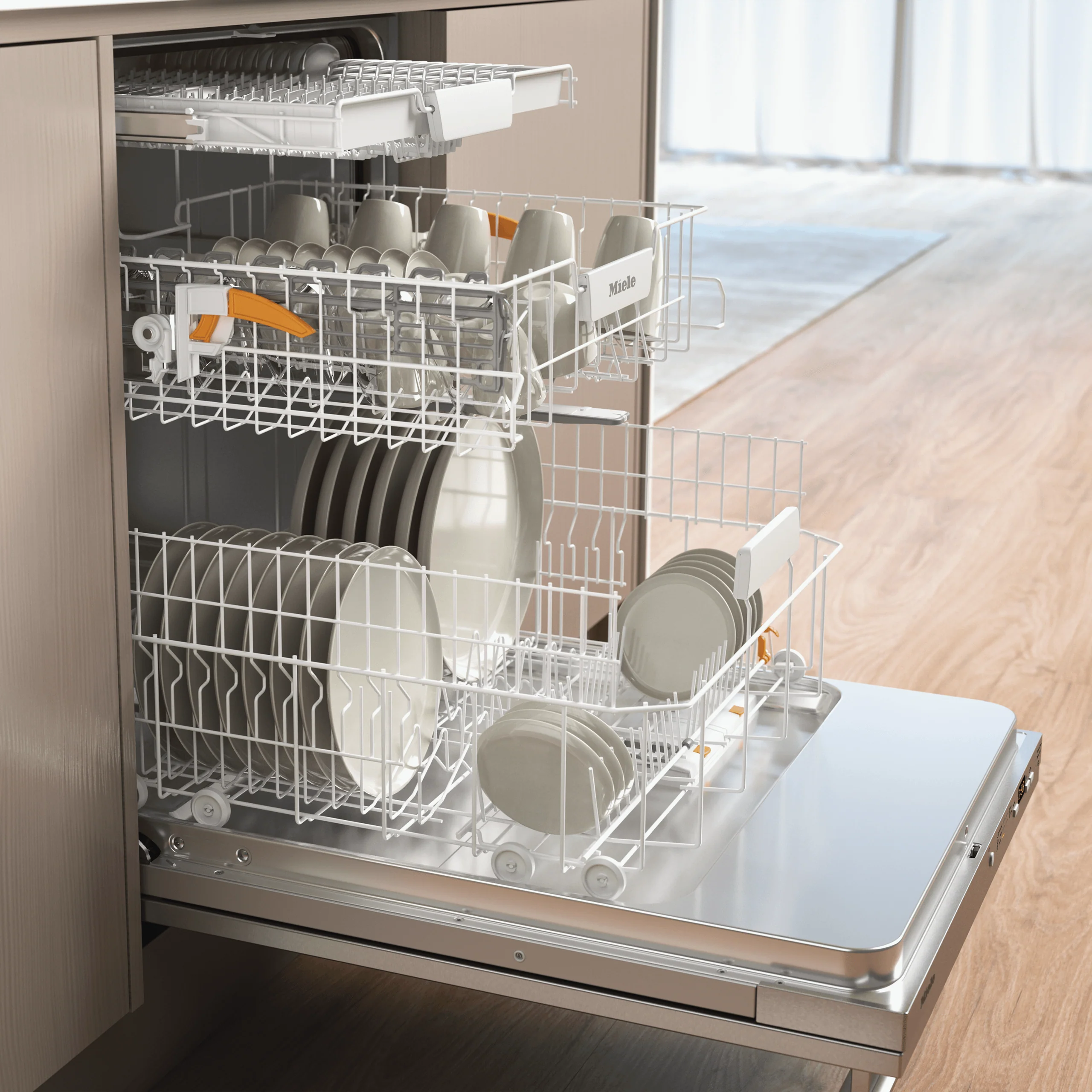 MIELE G5056SCVISF G 5056 SCVi SF in Stainless Steel. - Fully integrated dishwashers in standard size in tried-and-tested Miele quality at an affordable entry-level price. in Stainless Steel - Image 4